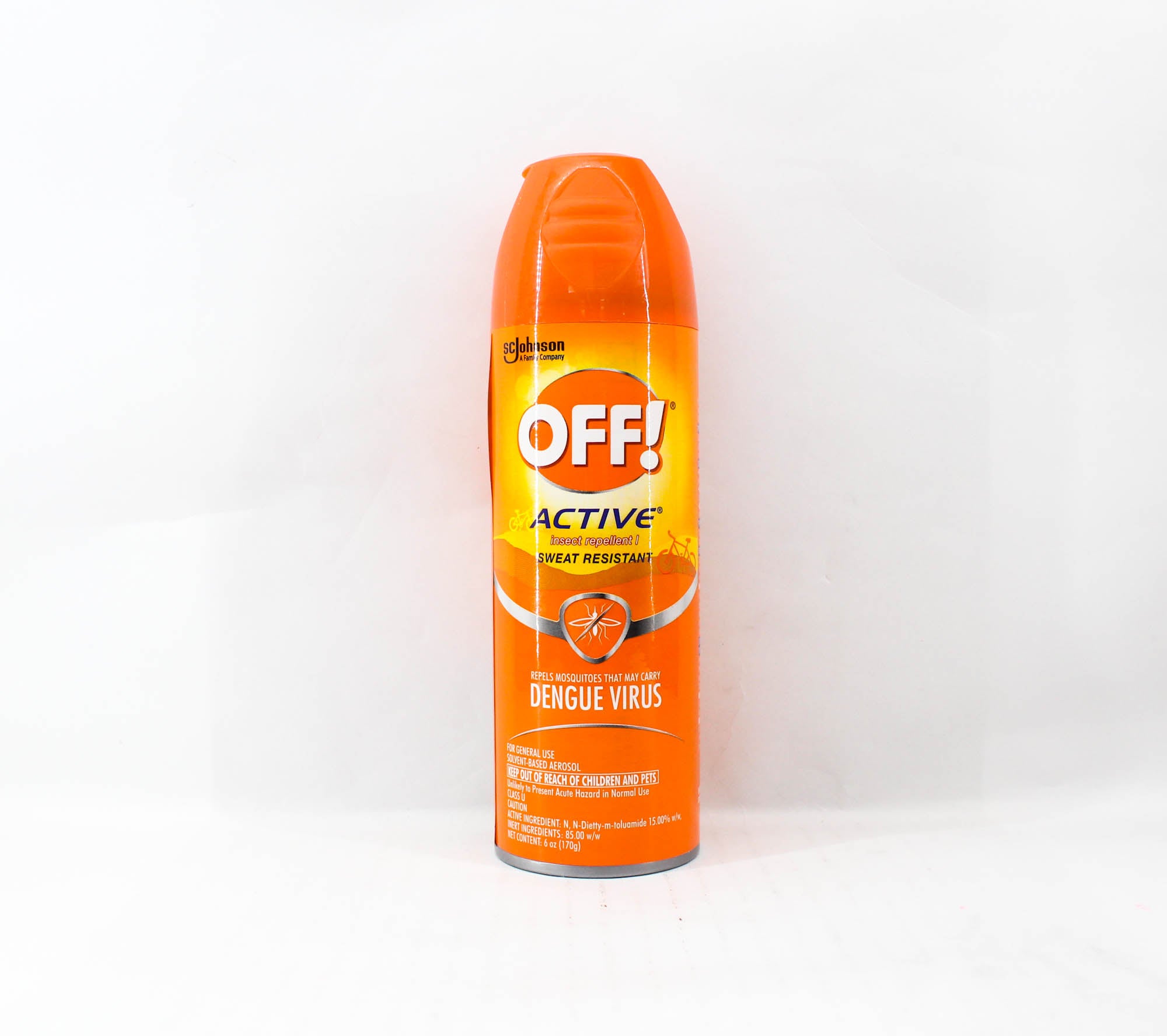 Off Active Insect Repellent Sweat Resistant Bug 170g (8107)