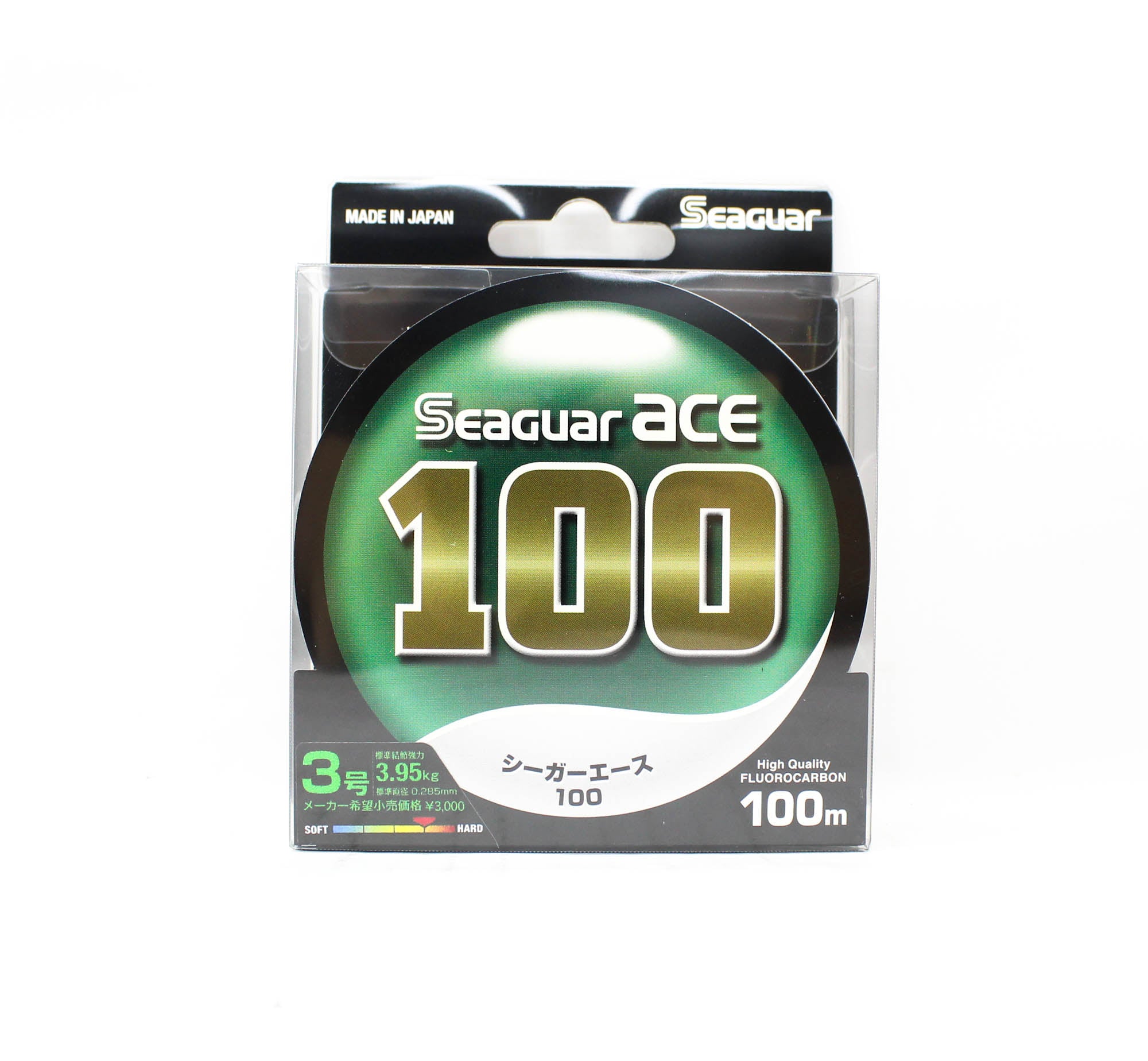 Seaguar Fluorocarbon Ace Leader Line 100m Size 3-3.95kg-0.285mm (1278)