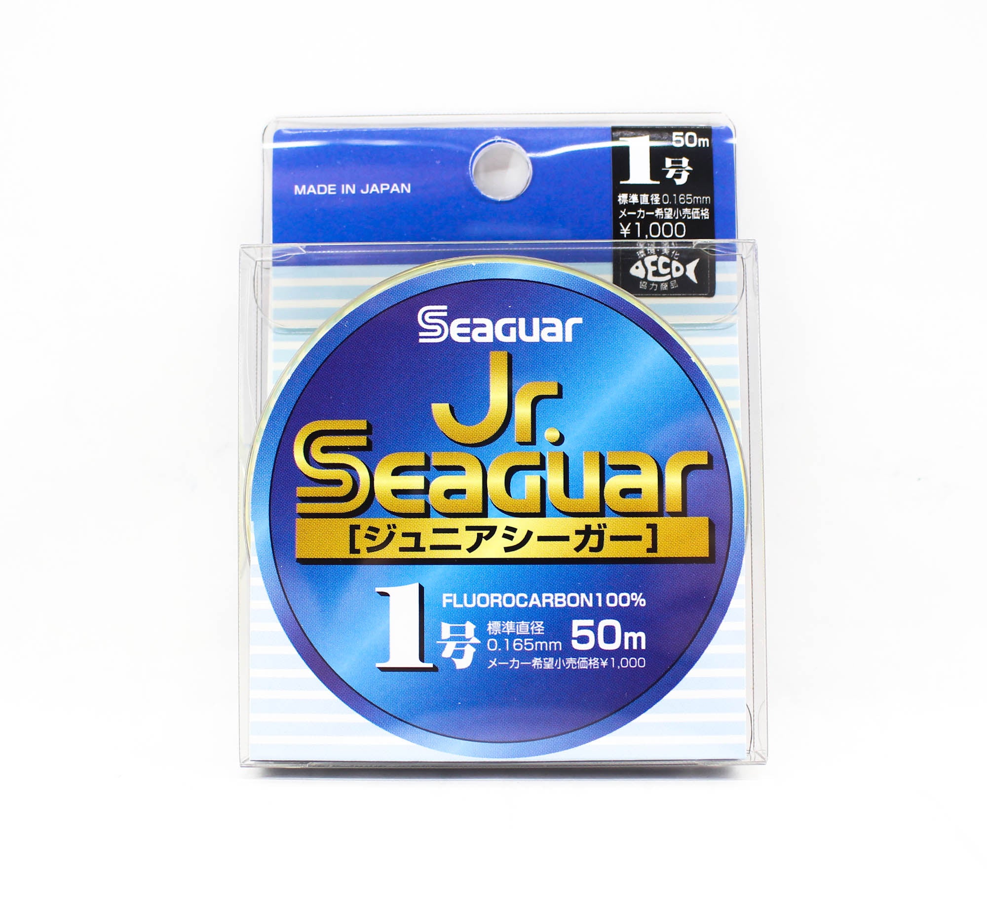 Seaguar Fluorocarbon Jr Leader Line 50m Size 1 4lb 0.165mm (2213)