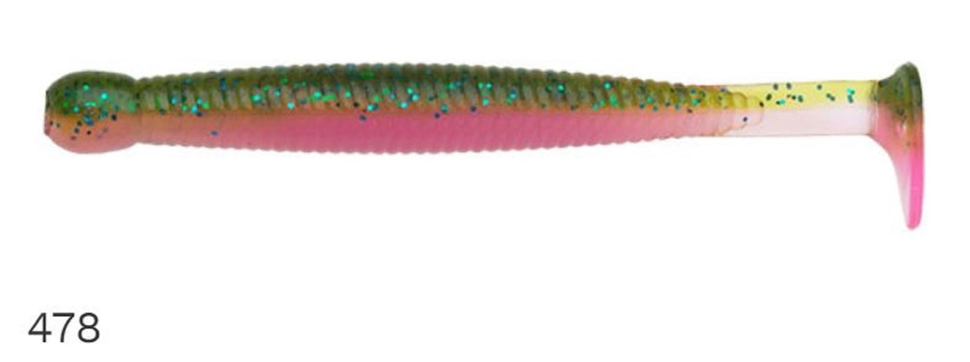 Ecogear Soft Lure Grass Minnow M 2-1/2 Inch 10 piece per pack 478 (6090)