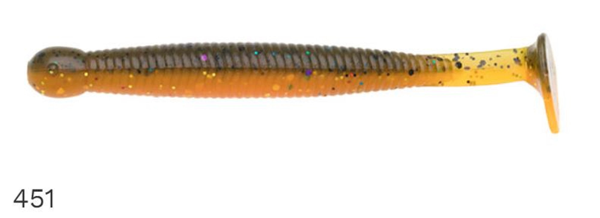 Ecogear Soft Lure Grass Minnow L 3-1/4 Inch 8 piece per pack 451 (6113)