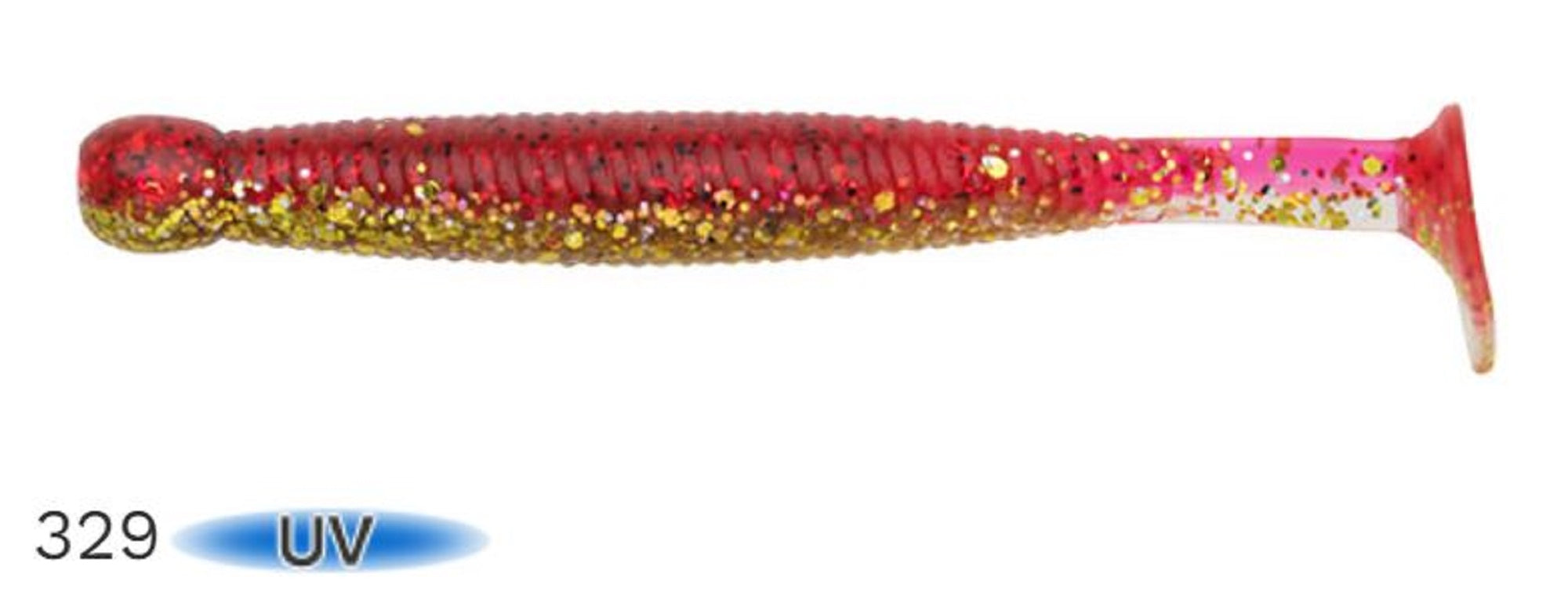 Ecogear Soft Lure Grass Minnow L 3-1/4 Inch 8 piece per pack 329 (1759)