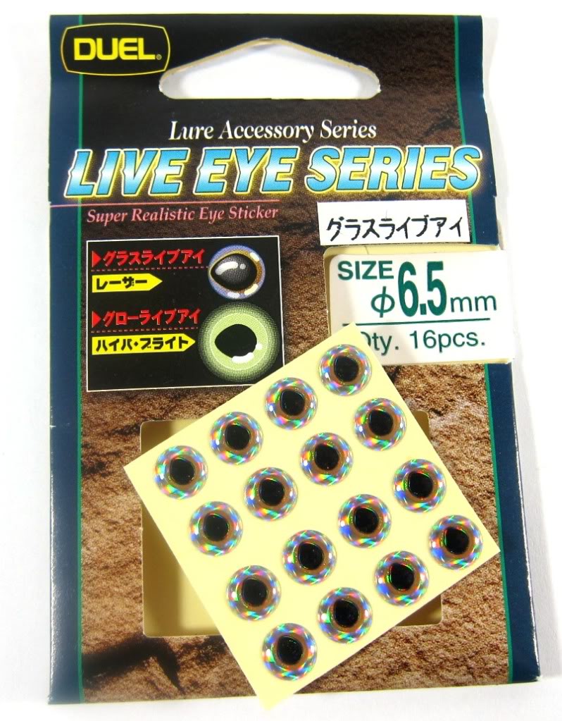 Yo Zuri Duel Live Glass Eye Lure Accessory Diameter 4 mm F649 (7804)