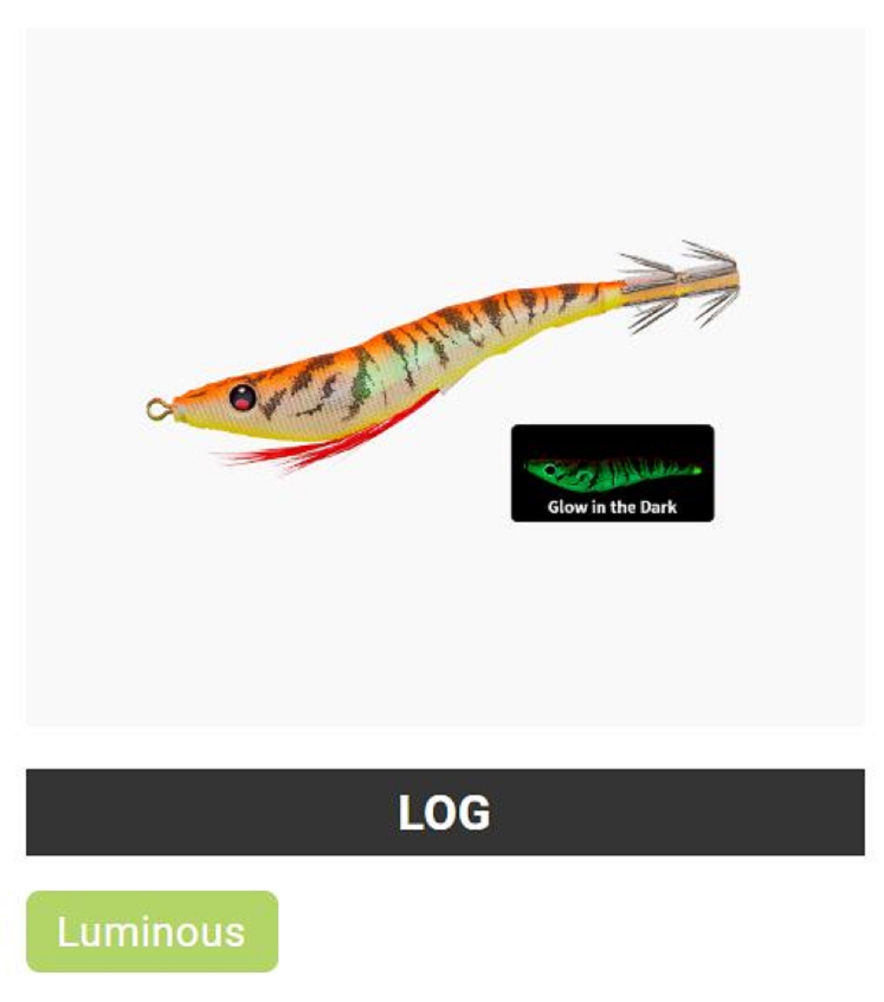 Yo Zuri EZ Slim Cloth 80mm Squid Jig A1626-LOG (8560)