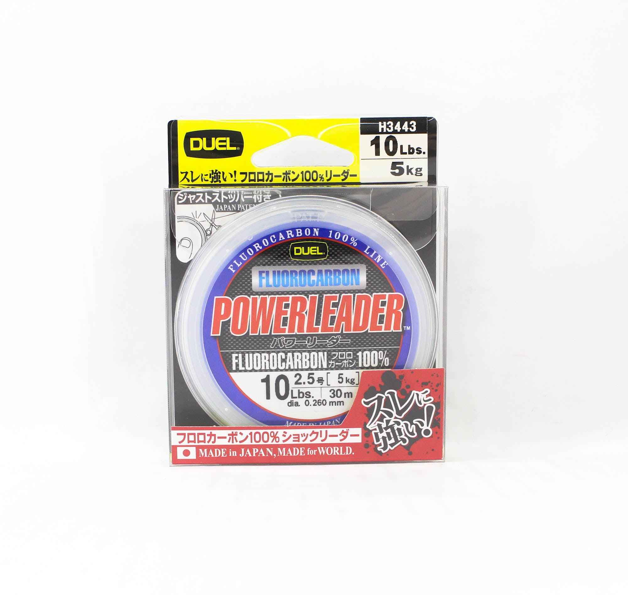 Yo Zuri Duel Hardcore Power Leader Fluorocarbon 10lb 30m H3443 (0906)