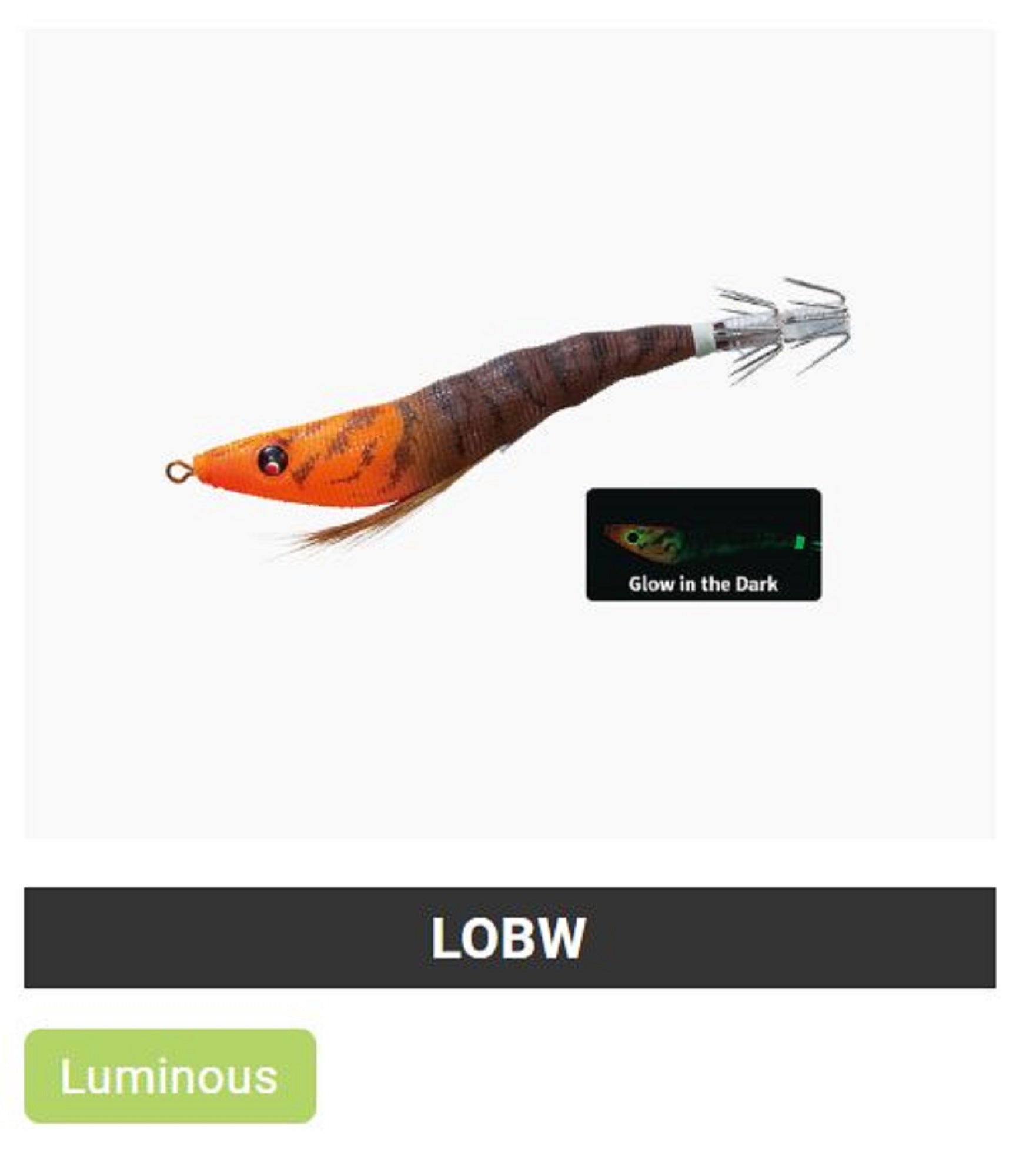 Yo Zuri EZ Slim Cloth 80mm Squid Jig A1626-LOBW (4640)