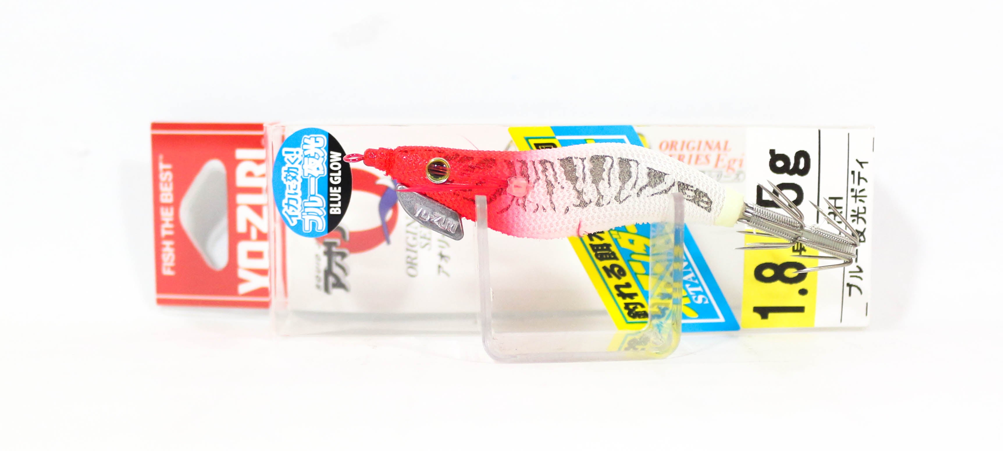 Yo Zuri Egi Aurie-Q Cloth Squid Jig Sinking Lure Size 1.8 A1348-BLRH (0733)