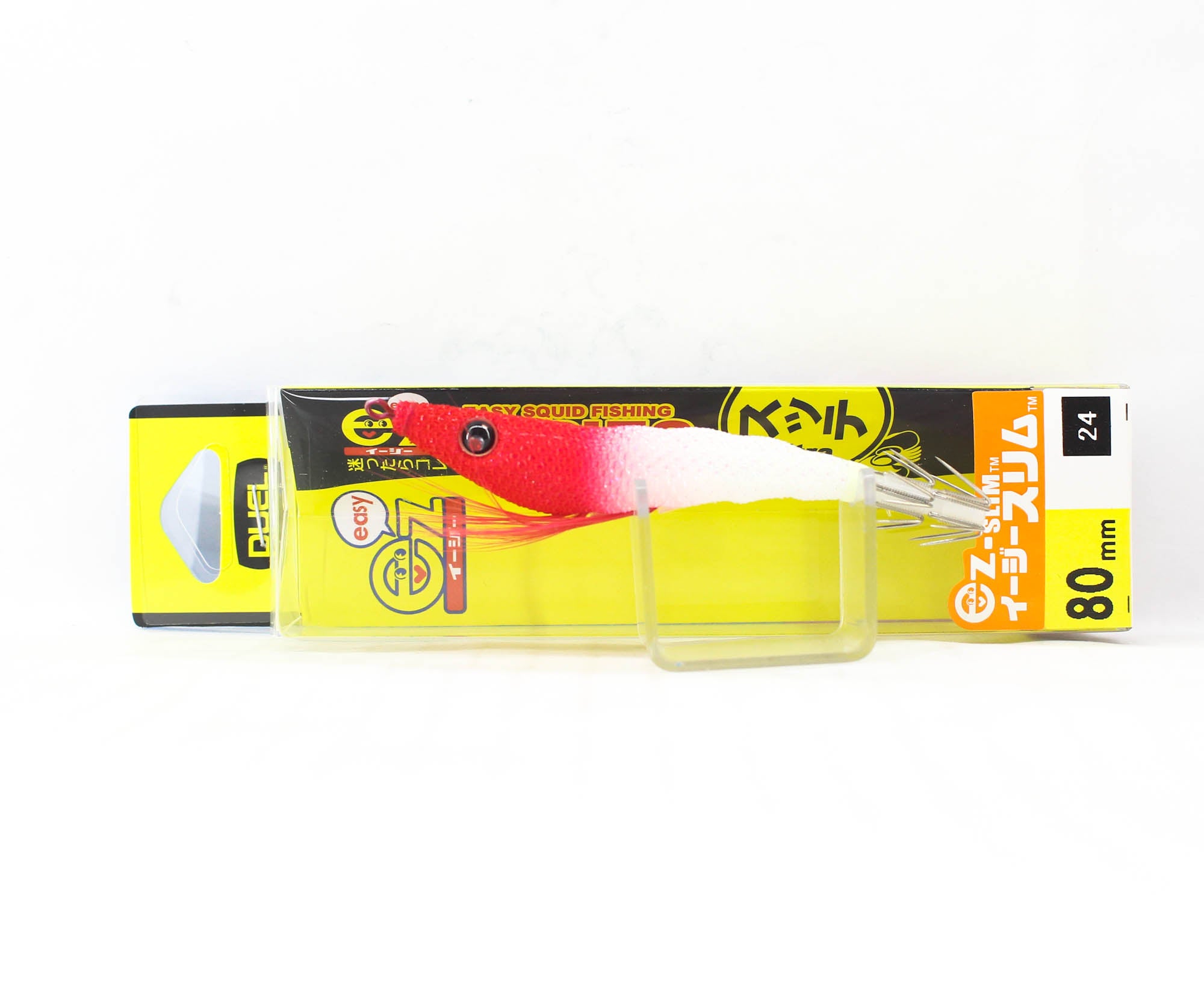 Yo Zuri EZ Slim Cloth 80mm Squid Jig A1626-WHRH (1013)