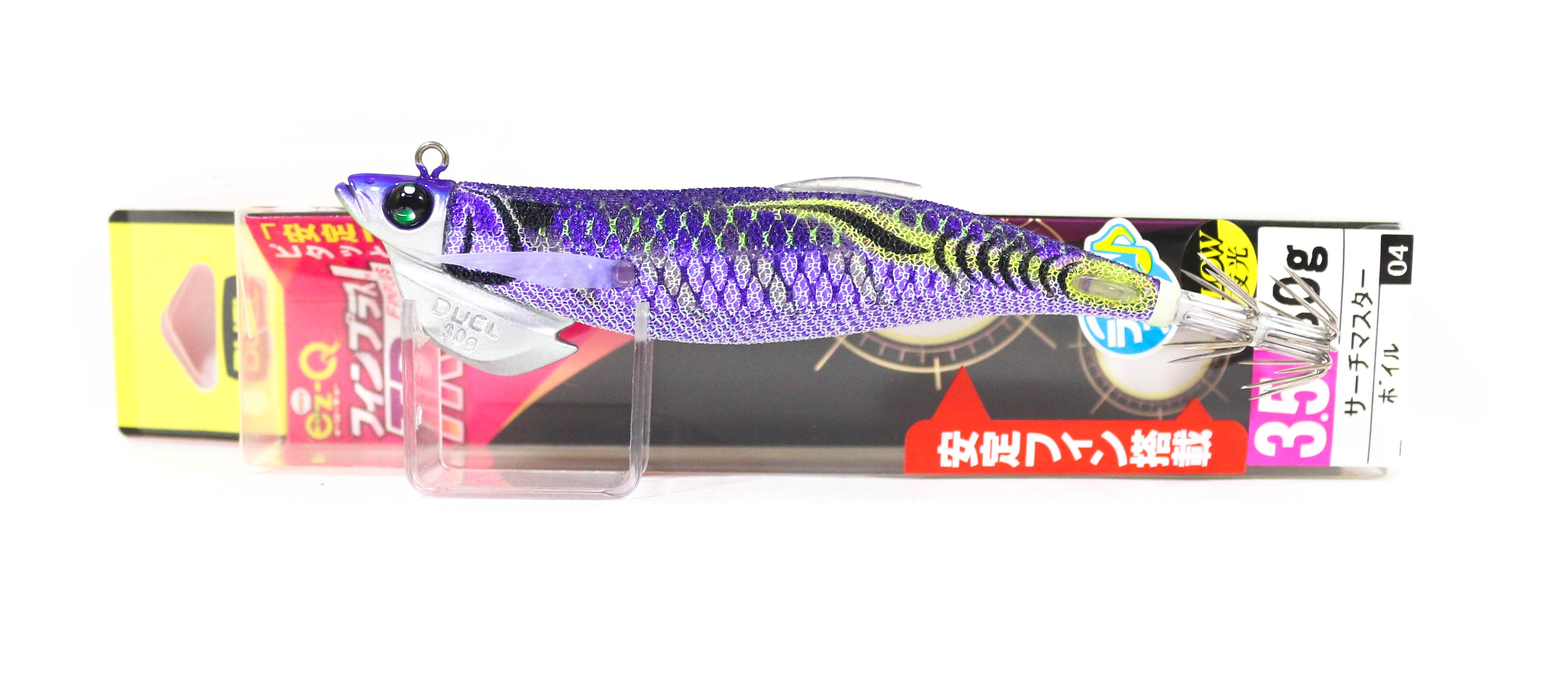 Yo Zuri Duel EZ-Q Fin Plus TR Rattle Squid Jig 3.5 30gram A1745-LPUP (3802)
