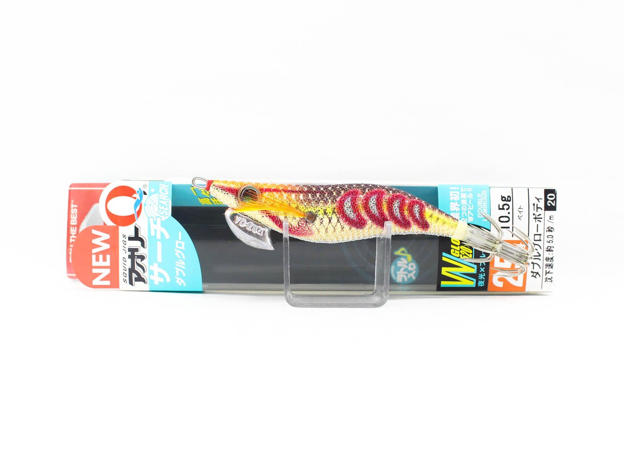Yo Zuri Egi Aurie-Q Search Double Glow Squid Lure 2.5 A1757-DLBW (8753)