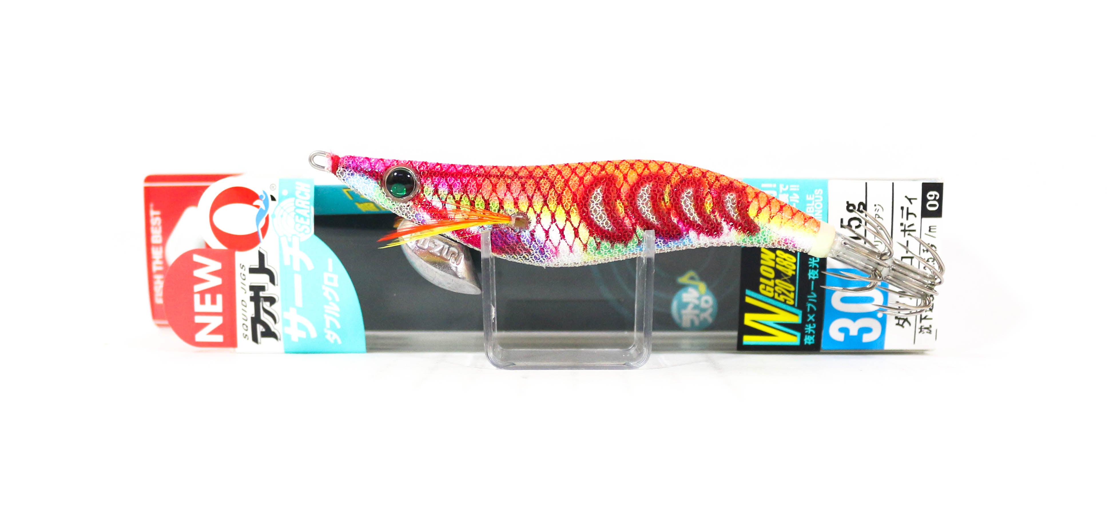 Yo Zuri Egi Aurie-Q Search Double Glow Size 3.0 A1758-DLMO (8913)