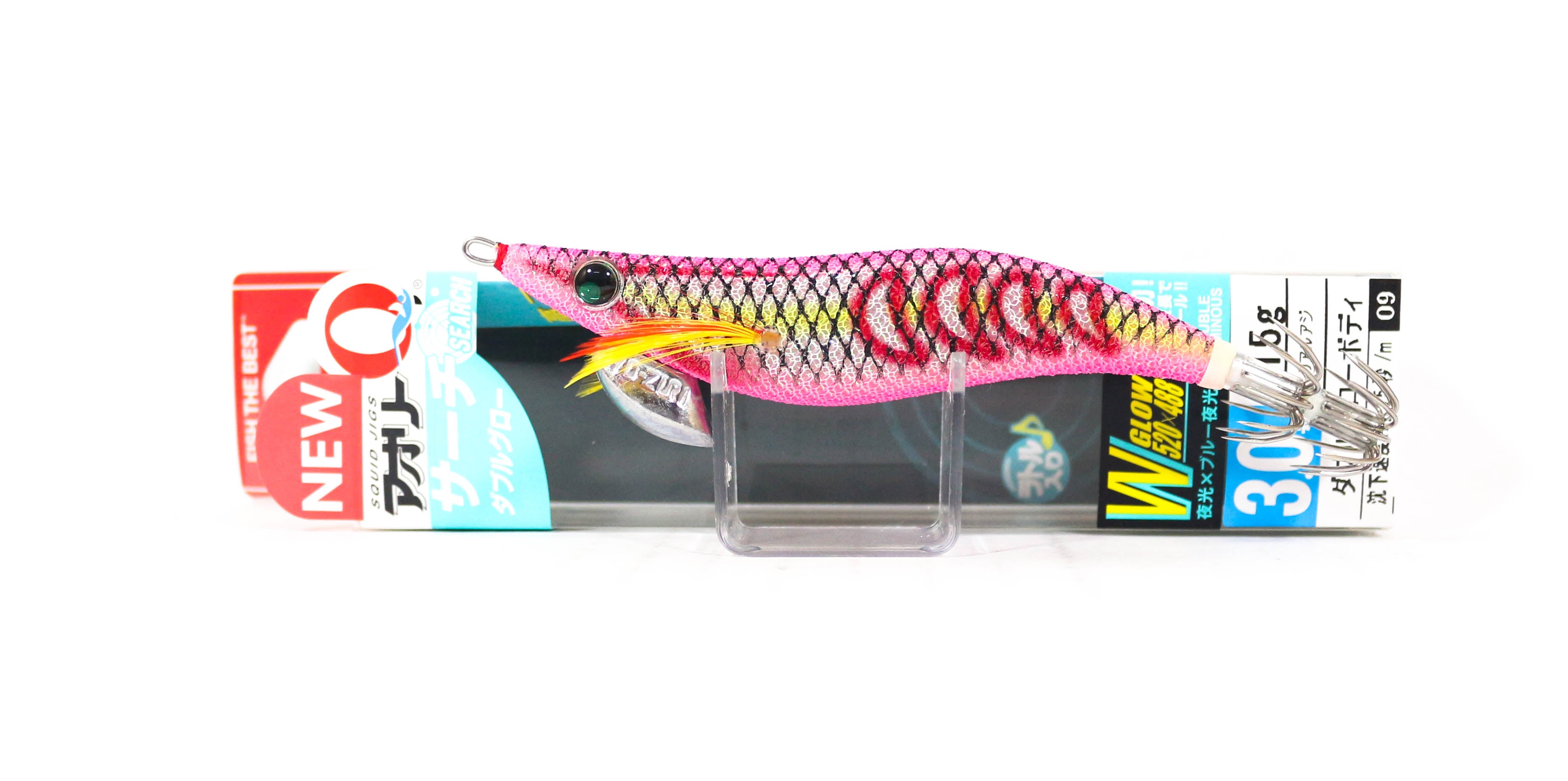 Yo Zuri Egi Aurie-Q Search Double Glow Size 3.0 A1758-DLBT (9095)
