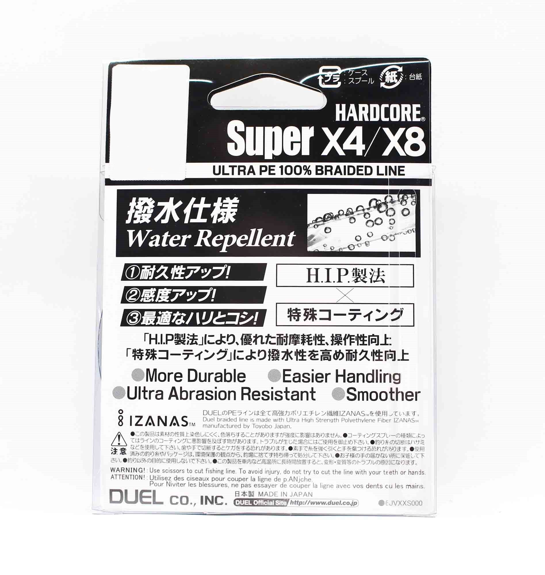 Yo Zuri Duel P.E Line Hardcore Super X8 200m P.E 2.0 35lb (0.34mm) H4319-5C