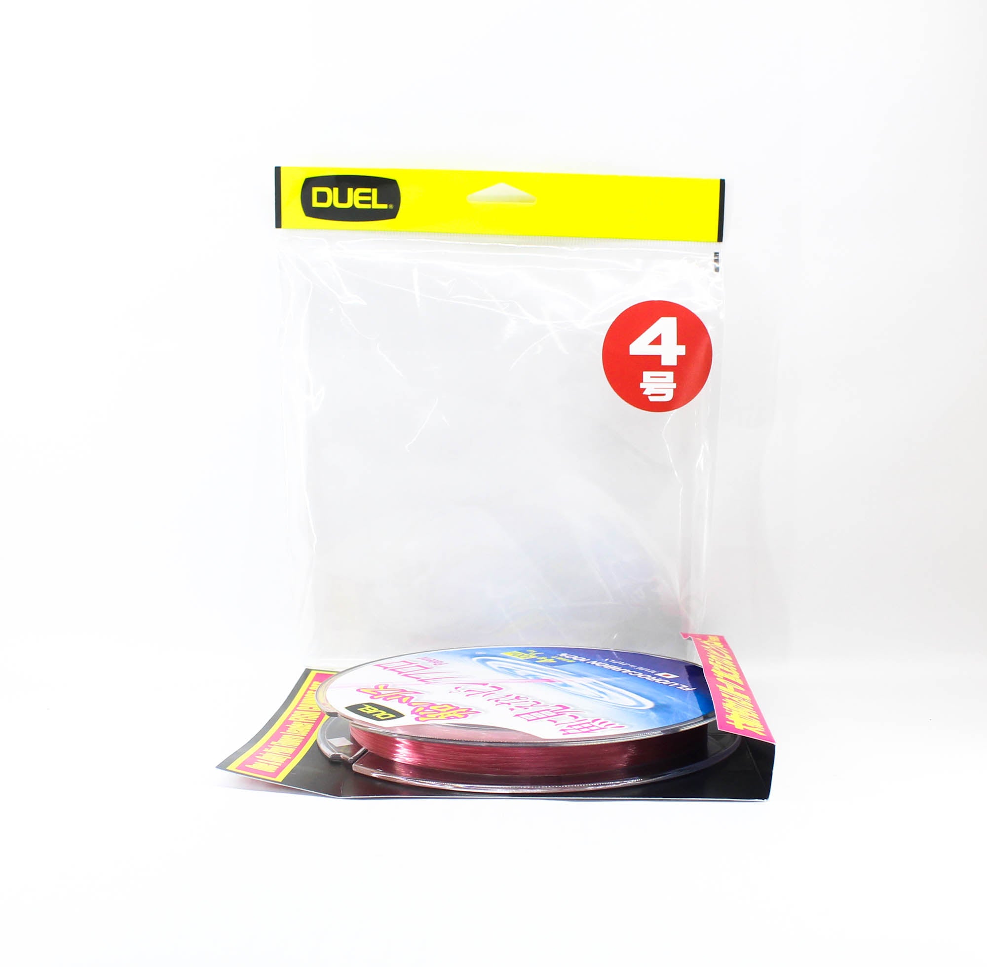 Yo Zuri Duel Pink Fish Cannot See Fluorocarbon 100m No4 7kg H4398-SP (8507)