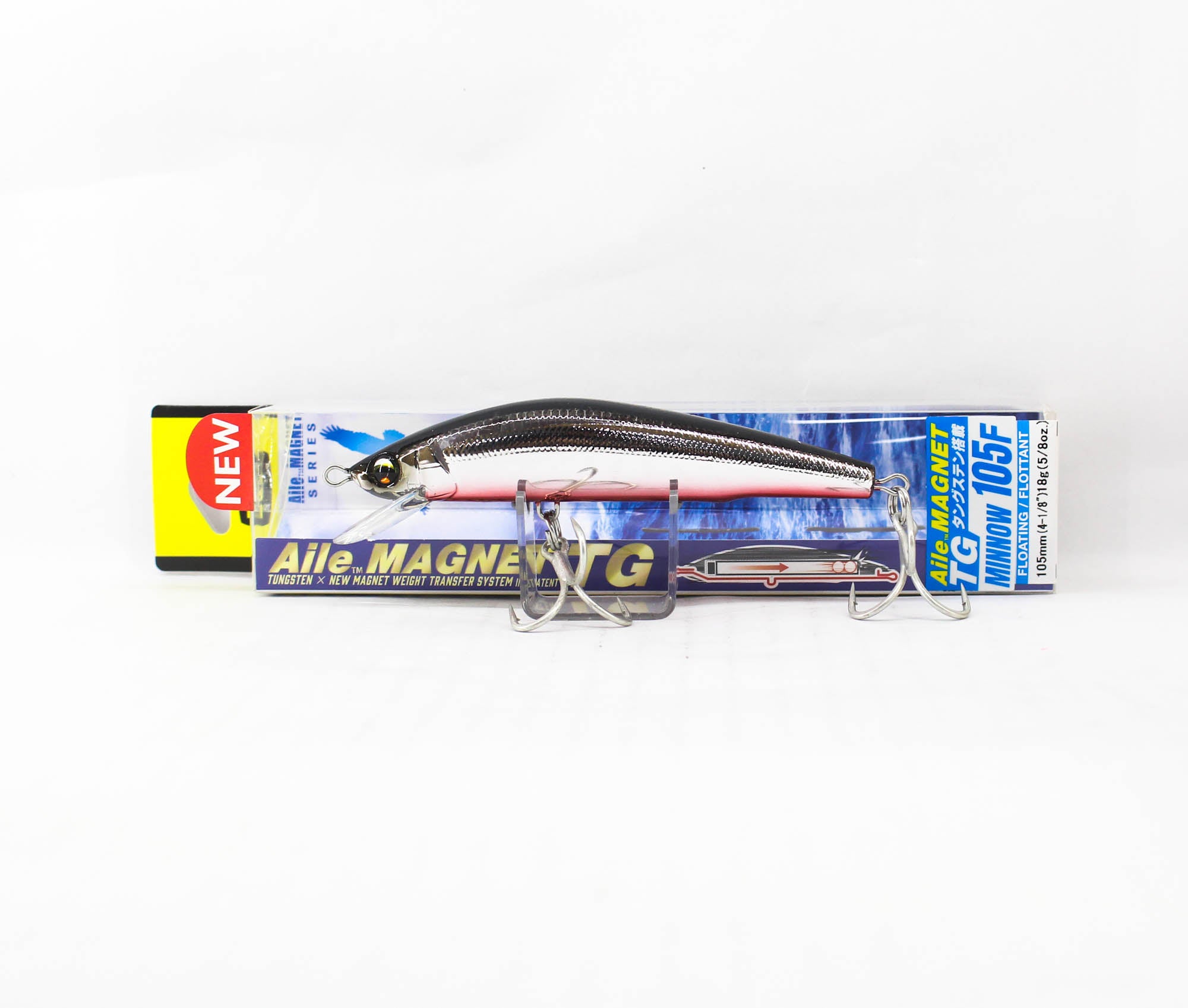 Yo Zuri Duel Aile Magnet TG Minnow 105F Floating Lure F1252-HBSE (5239)