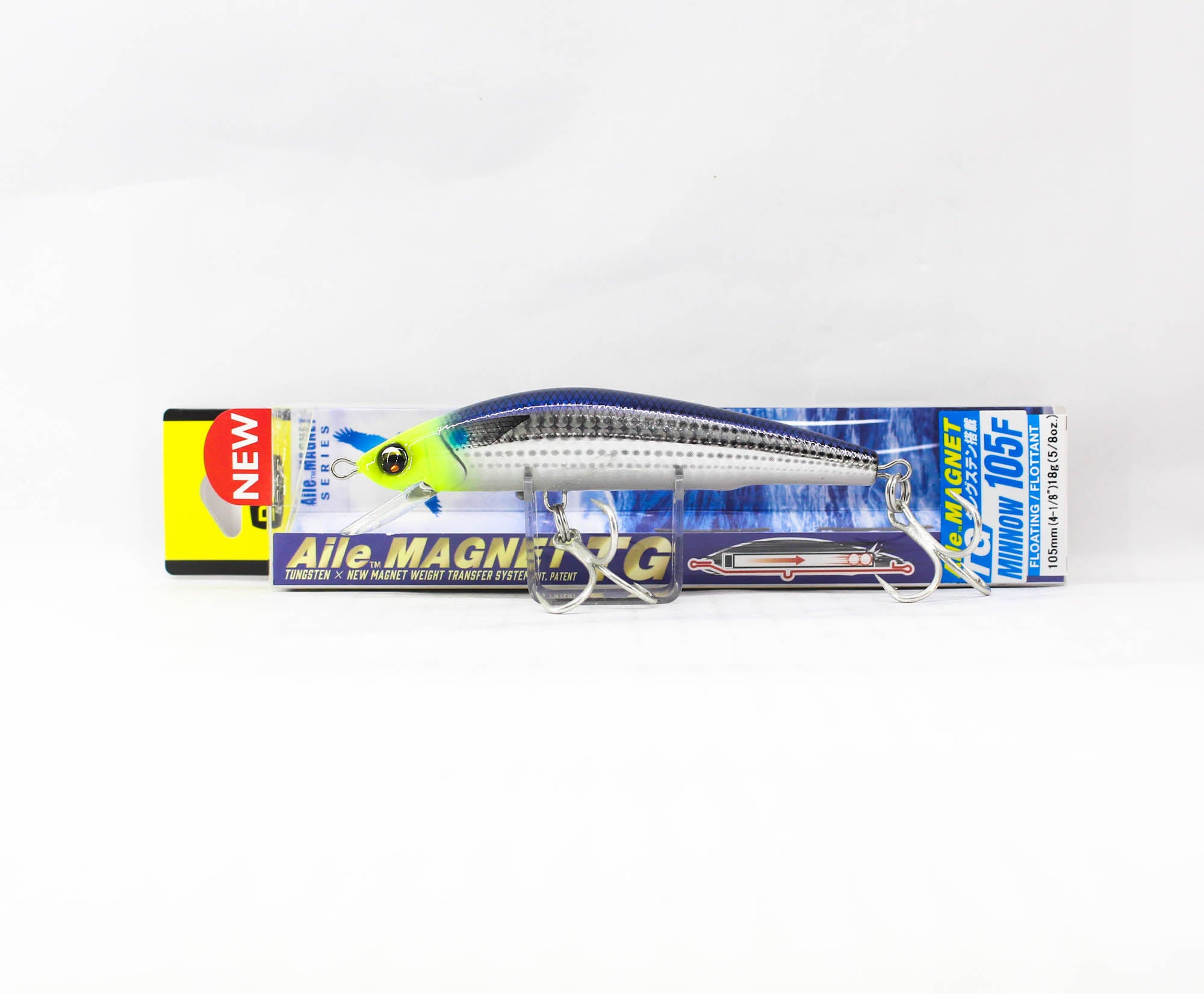 Yo Zuri Duel Aile Magnet TG Minnow 105F Floating Lure F1252-HCHM (5246)