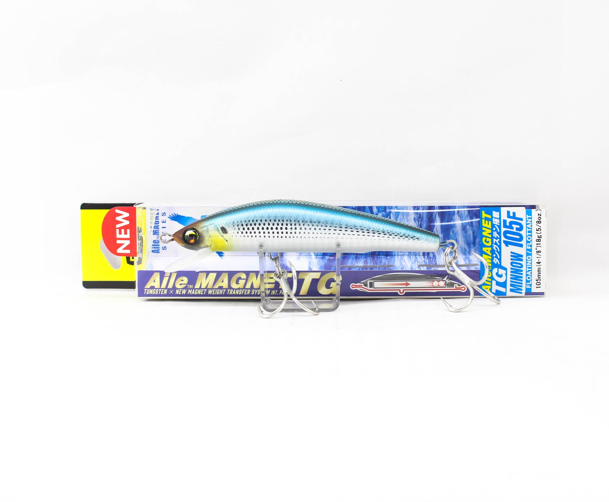 Yo Zuri Duel Aile Magnet TG Minnow 105F Floating Lure F1252-MKBK (5314)