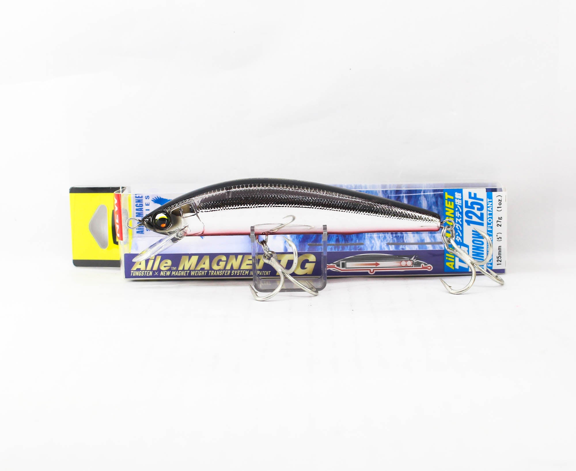 Yo Zuri Duel Aile Magnet TG Minnow 125F Floating Lure F1253-HBSE (5338)