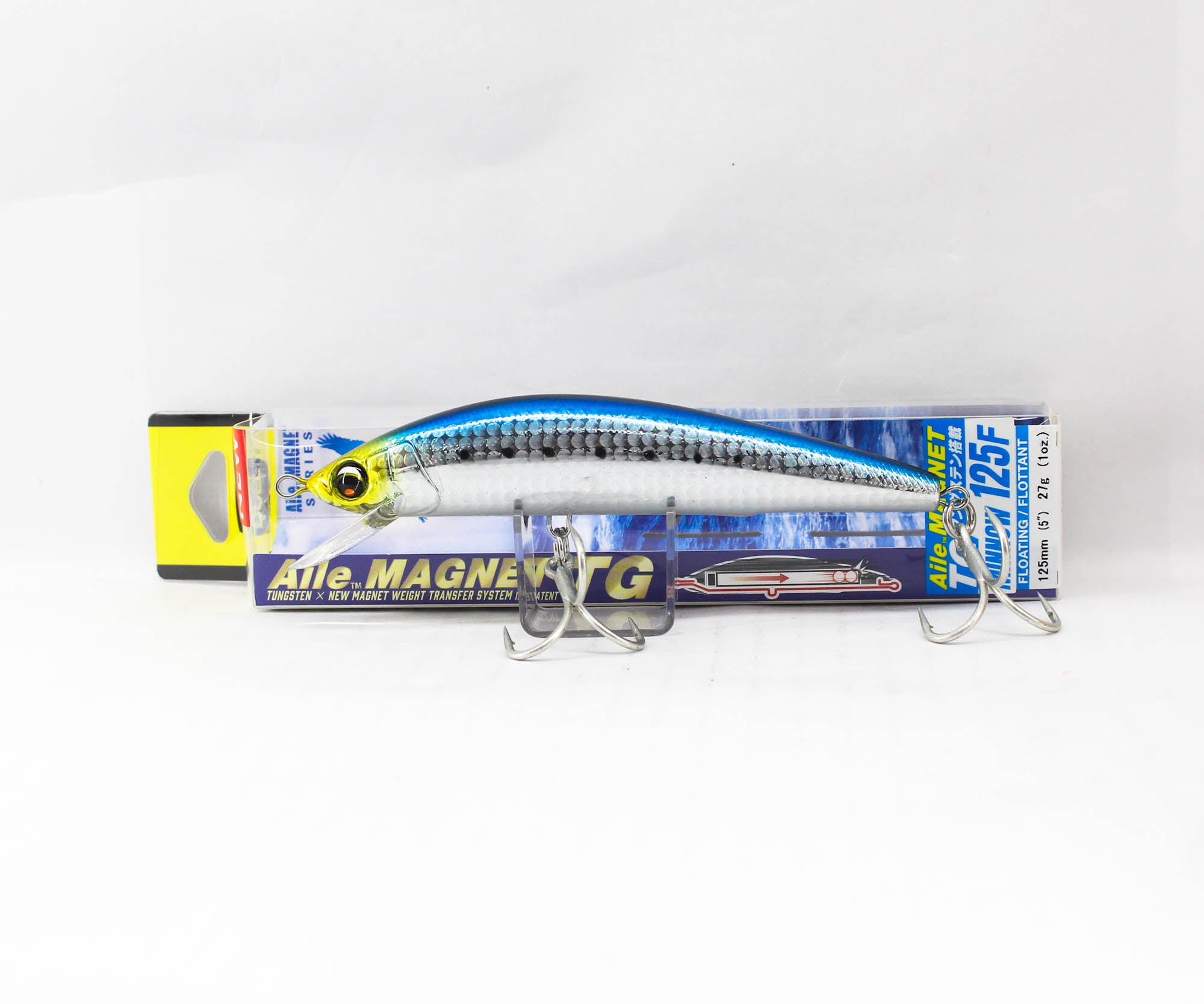 Yo Zuri Duel Aile Magnet TG Minnow 125F Floating Lure F1253-HIW (5352)