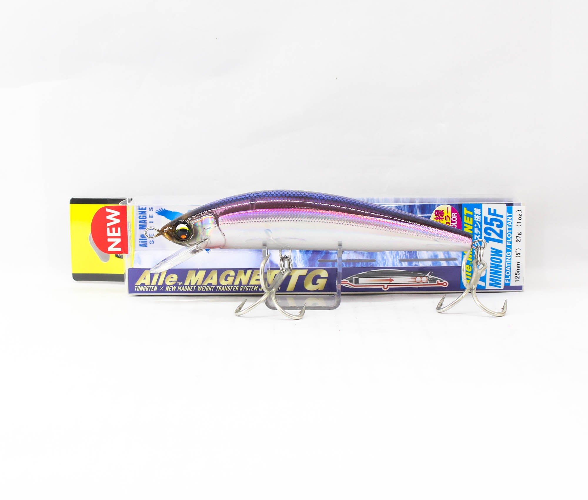 Yo Zuri Duel Aile Magnet TG Minnow 125F Floating Lure F1253-HKVK (5369)