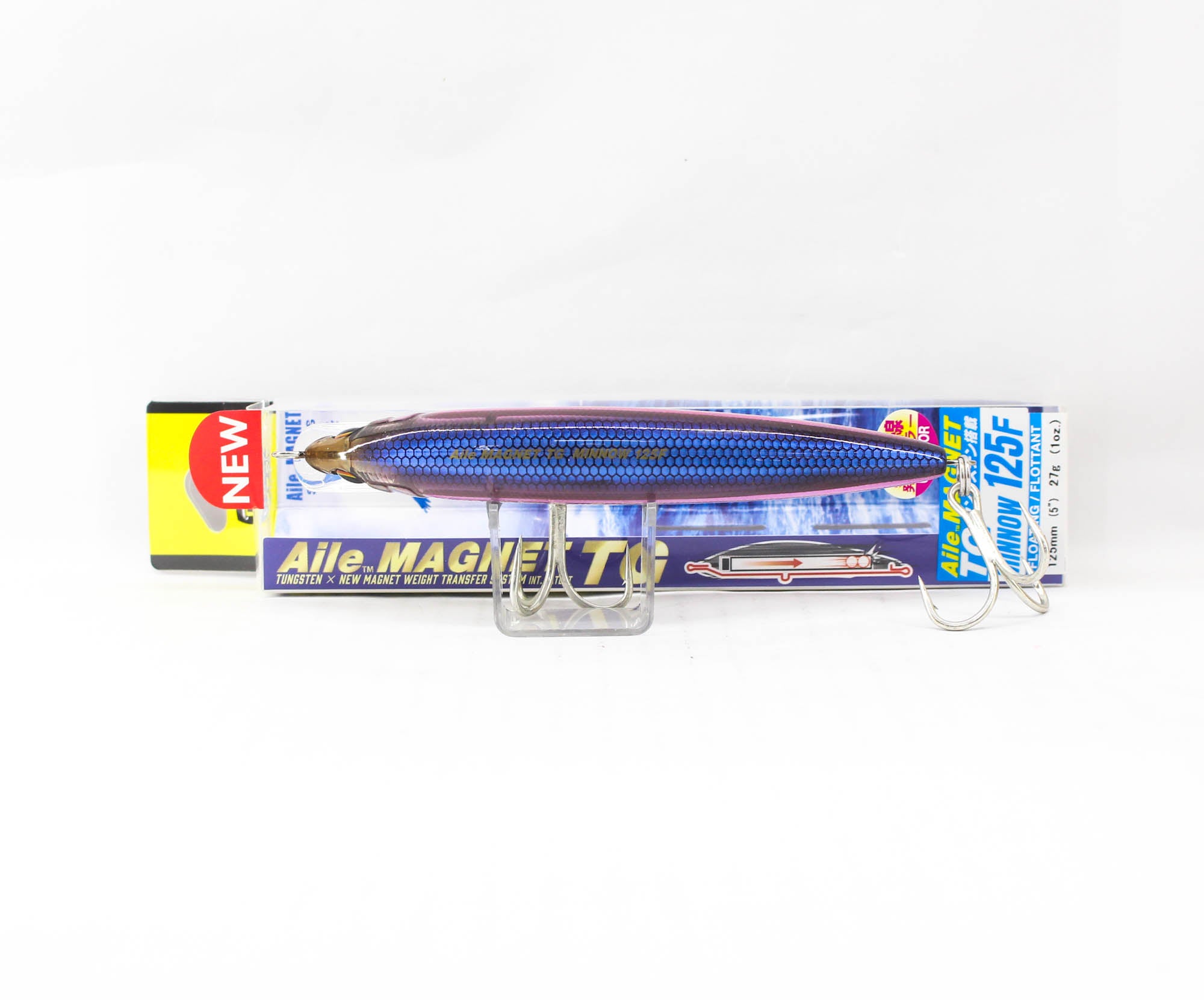 Yo Zuri Duel Aile Magnet TG Minnow 125F Floating Lure F1253-HKVK (5369)