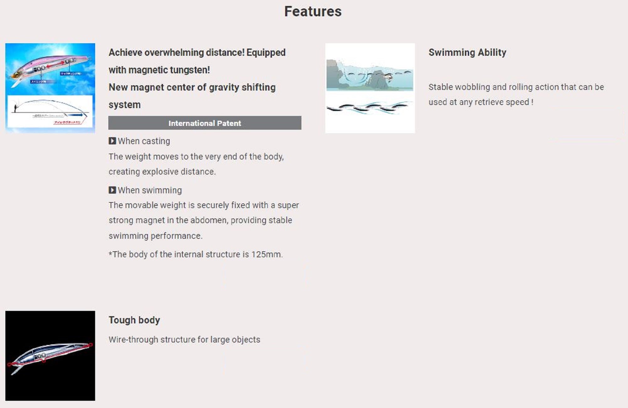 Yo Zuri Duel Aile Magnet TG Minnow 125F Floating Lure F1253-HRH (5383)