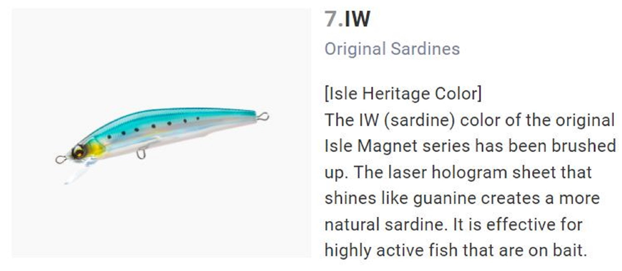 Yo Zuri Duel Aile Magnet TG Minnow 125F Floating Lure F1253-IW (5390)