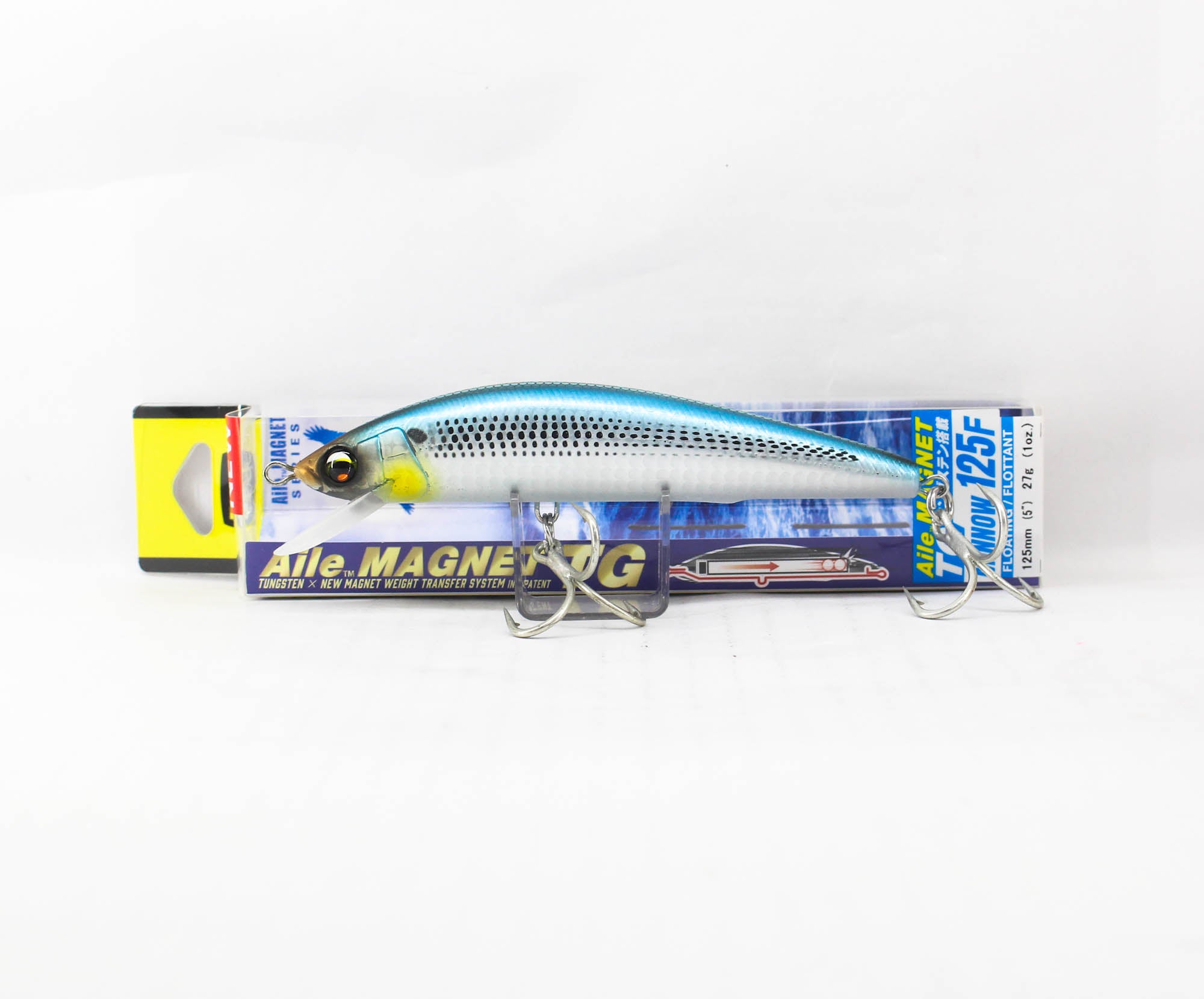 Yo Zuri Duel Aile Magnet TG Minnow 125F Floating Lure F1253-MKBK (5413)