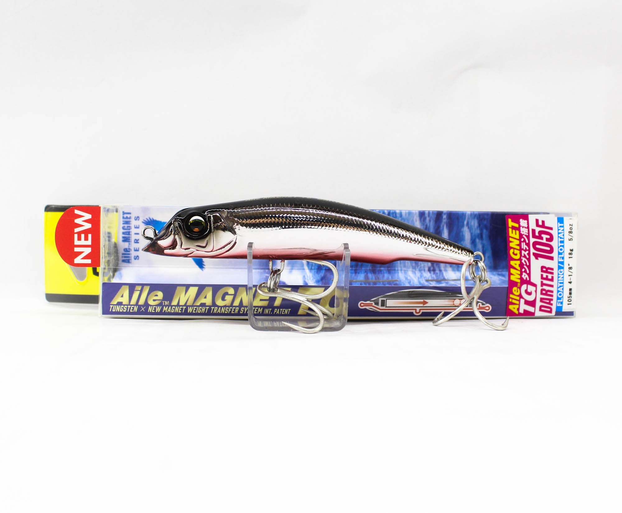 Yo Zuri Duel Aile Magnet TG Darter 105F Floating Lure F1254-HBSE (5437)