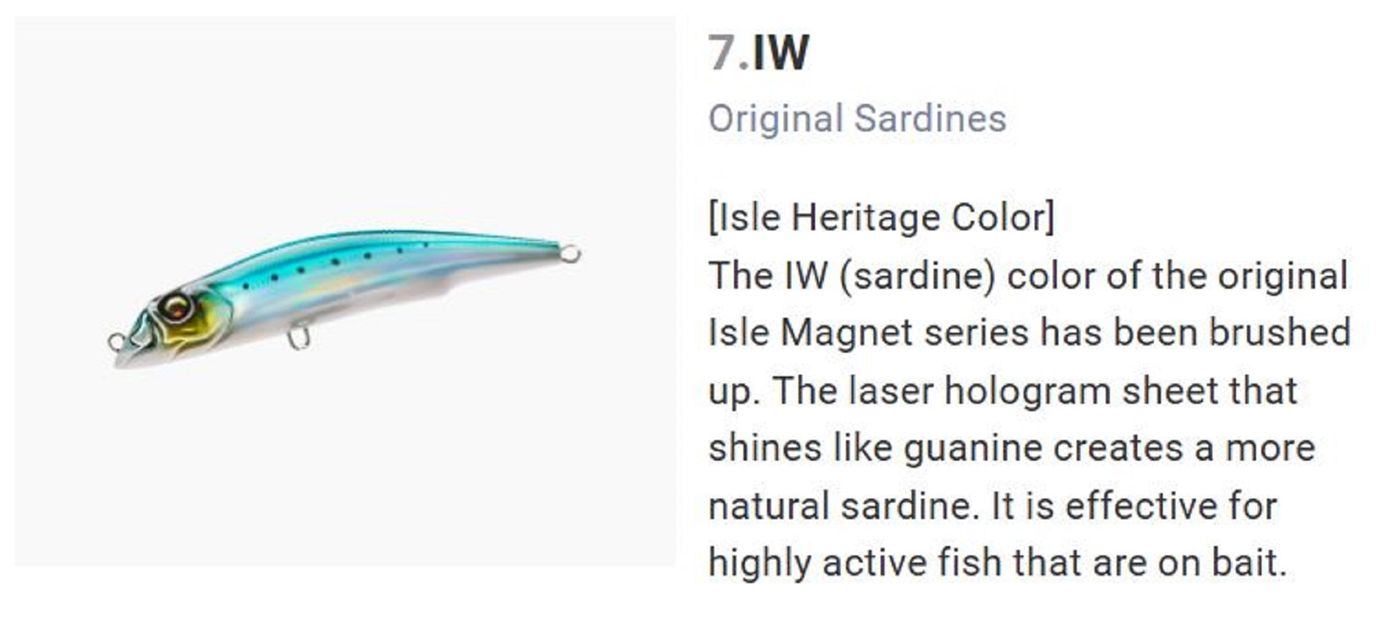 Yo Zuri Duel Aile Magnet TG Darter 105F Floating Lure F1254-IW (5499)