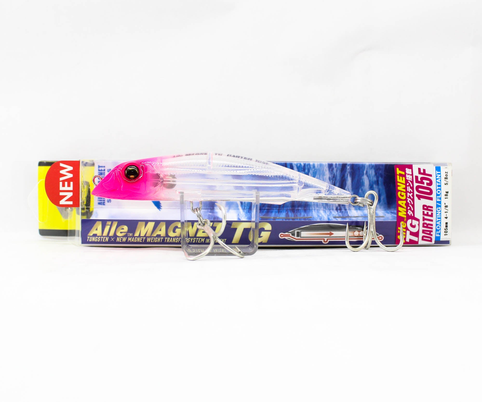 Yo Zuri Duel Aile Magnet TG Darter 105F Floating Lure F1254-PTM (5529)