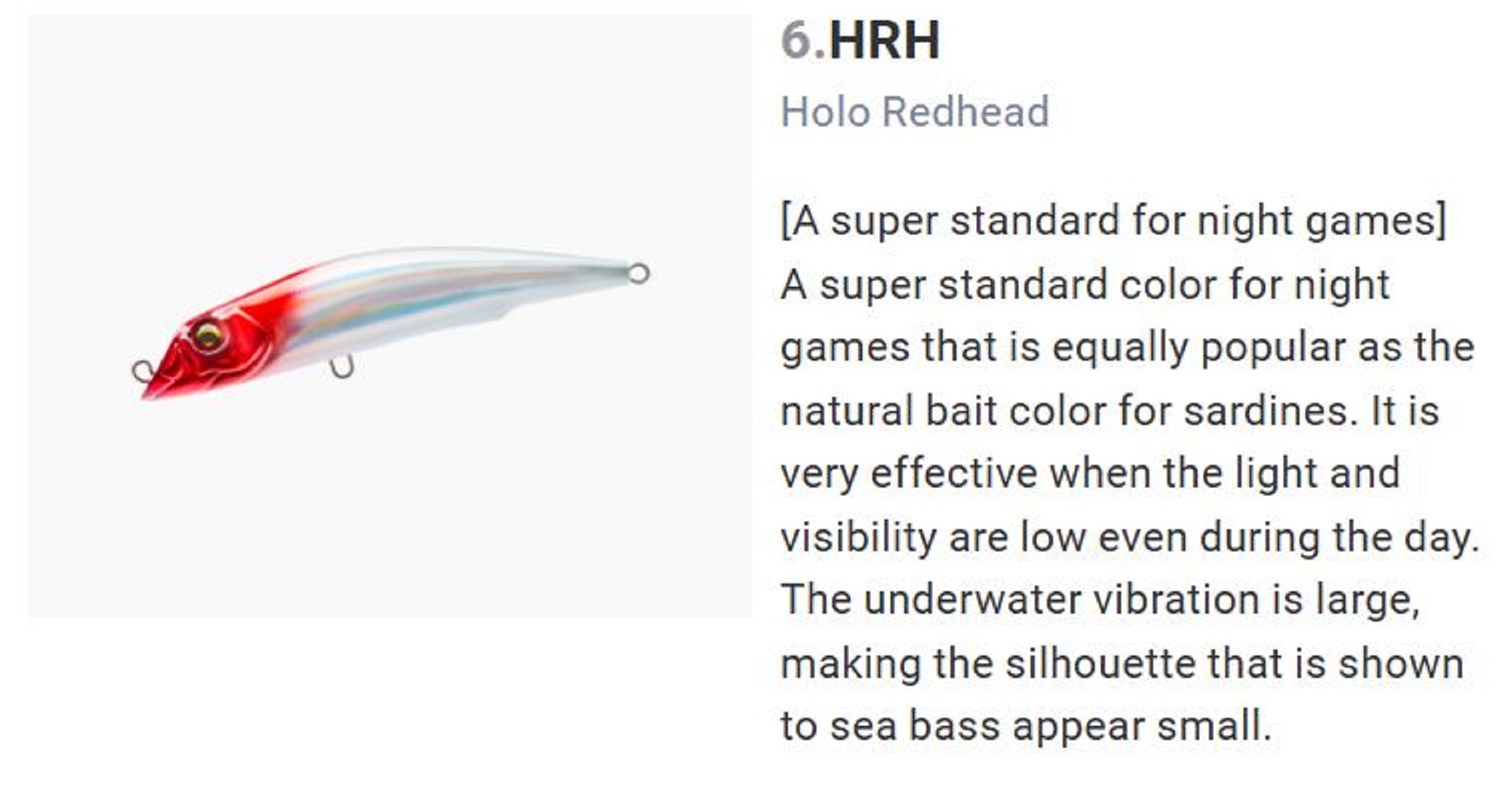 Yo Zuri Duel Aile Magnet TG Darter 125F Floating Lure F1255-HRH (5581)