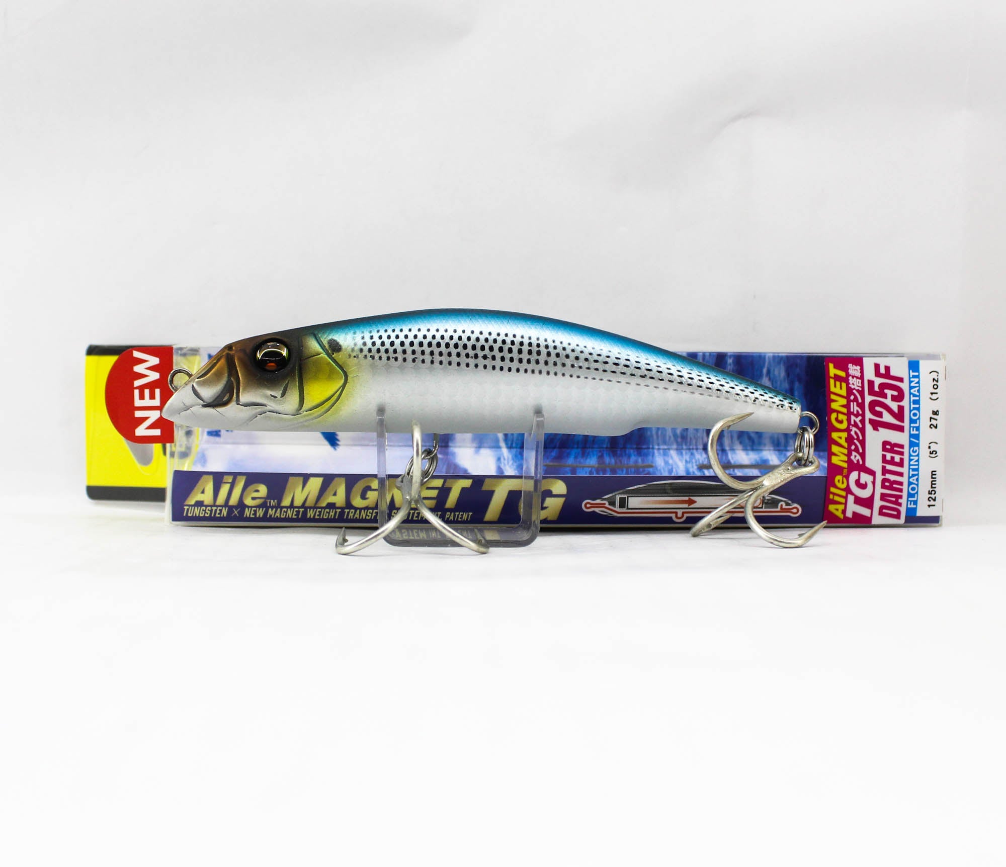 Yo Zuri Duel Aile Magnet TG Darter 125F Floating Lure F1255-MKBK (5611)
