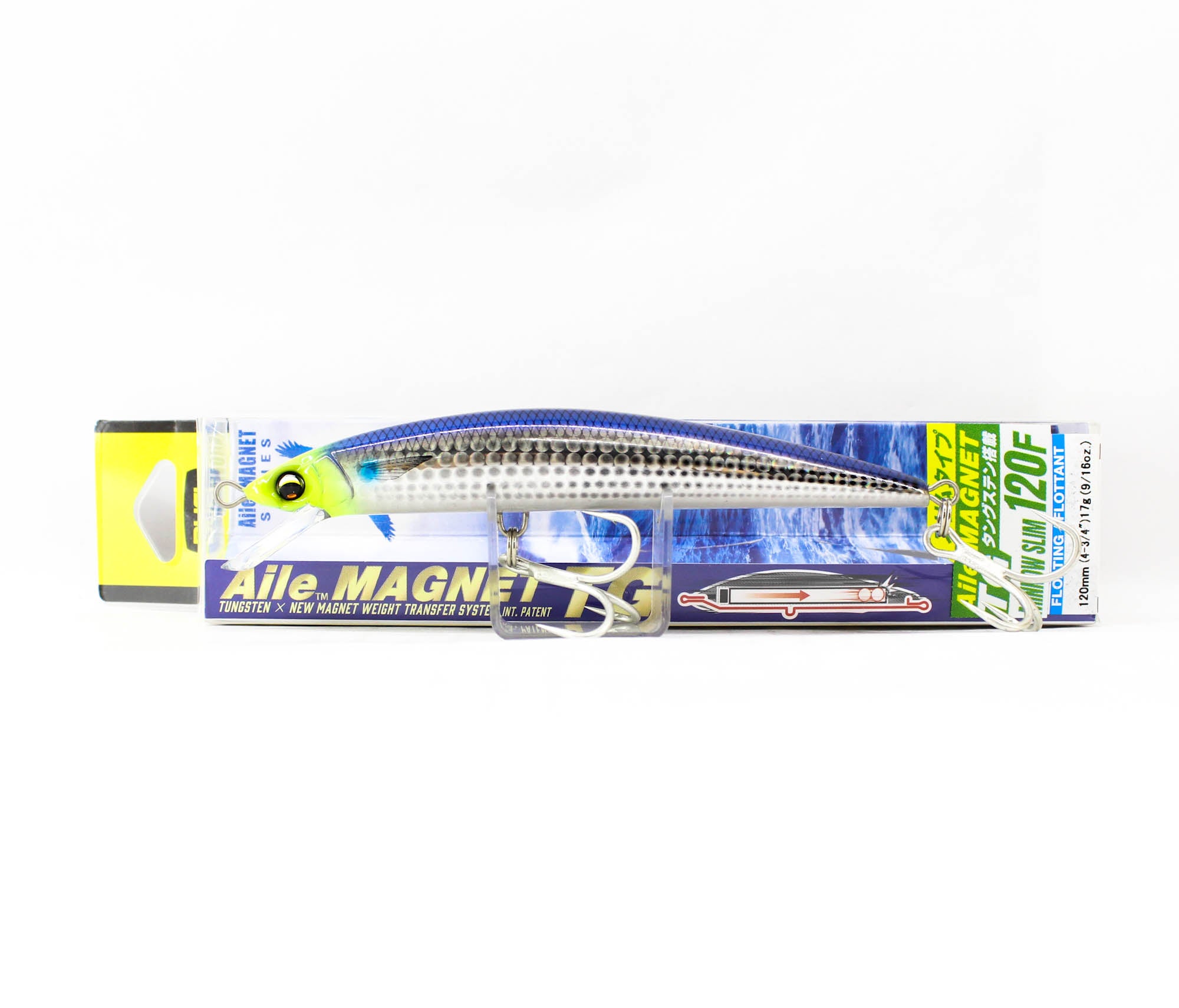 Yo Zuri Duel Alie Magnet TG Minnow 120F Floating Lure F1257-HCHM (7646)