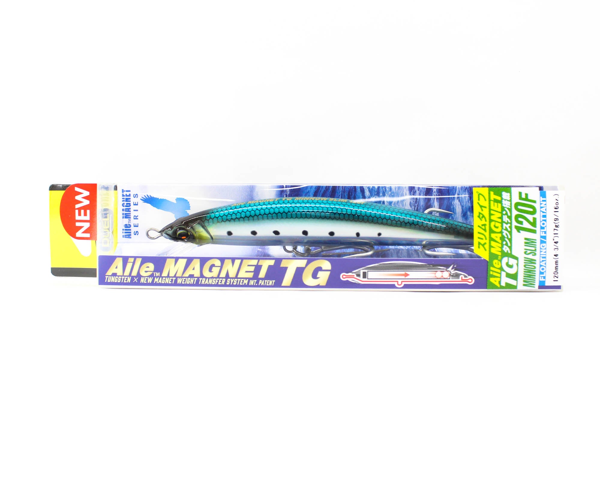 Yo Zuri Duel Alie Magnet TG Minnow Slim 120F Floating Lure F1257-IW (7691)