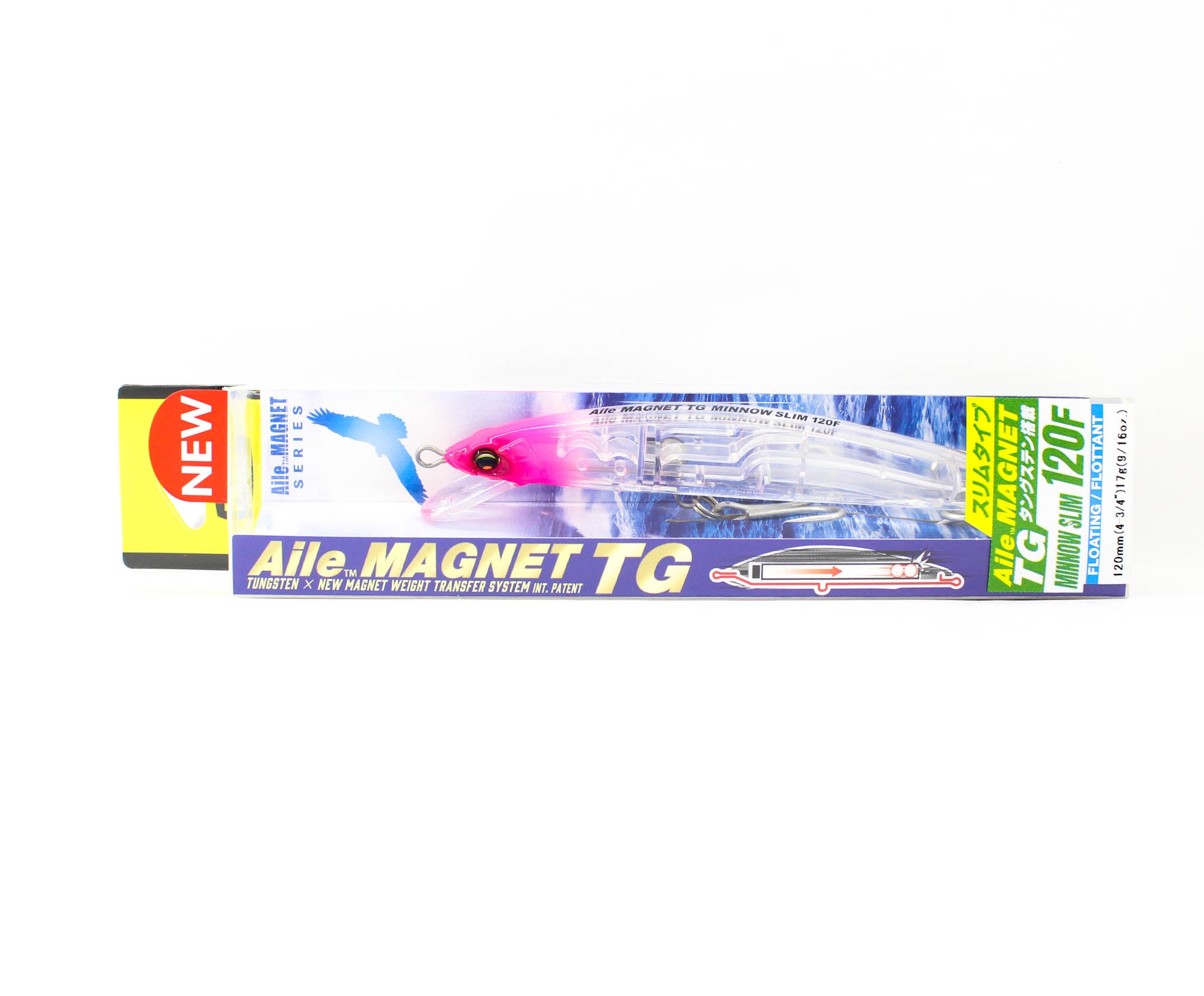 Yo Zuri Duel Alie Magnet TG Minnow Slim 120F Floating Lure F1257-PTM (7721)