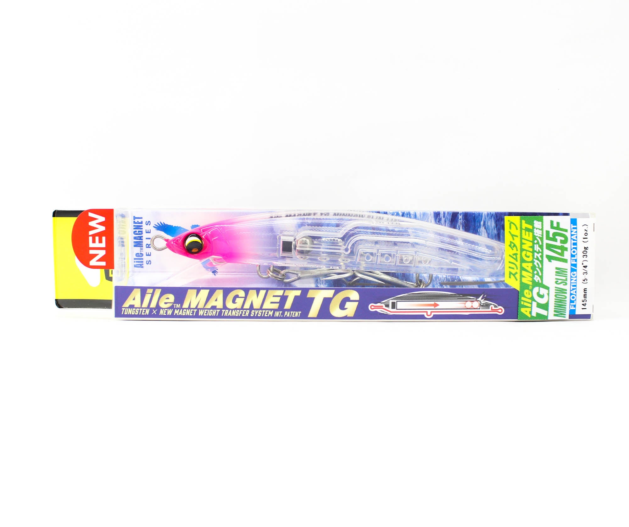 Yo Zuri Duel Alie Magnet TG Minnow Slim 145F Floating Lure F1258-PTM (7820)