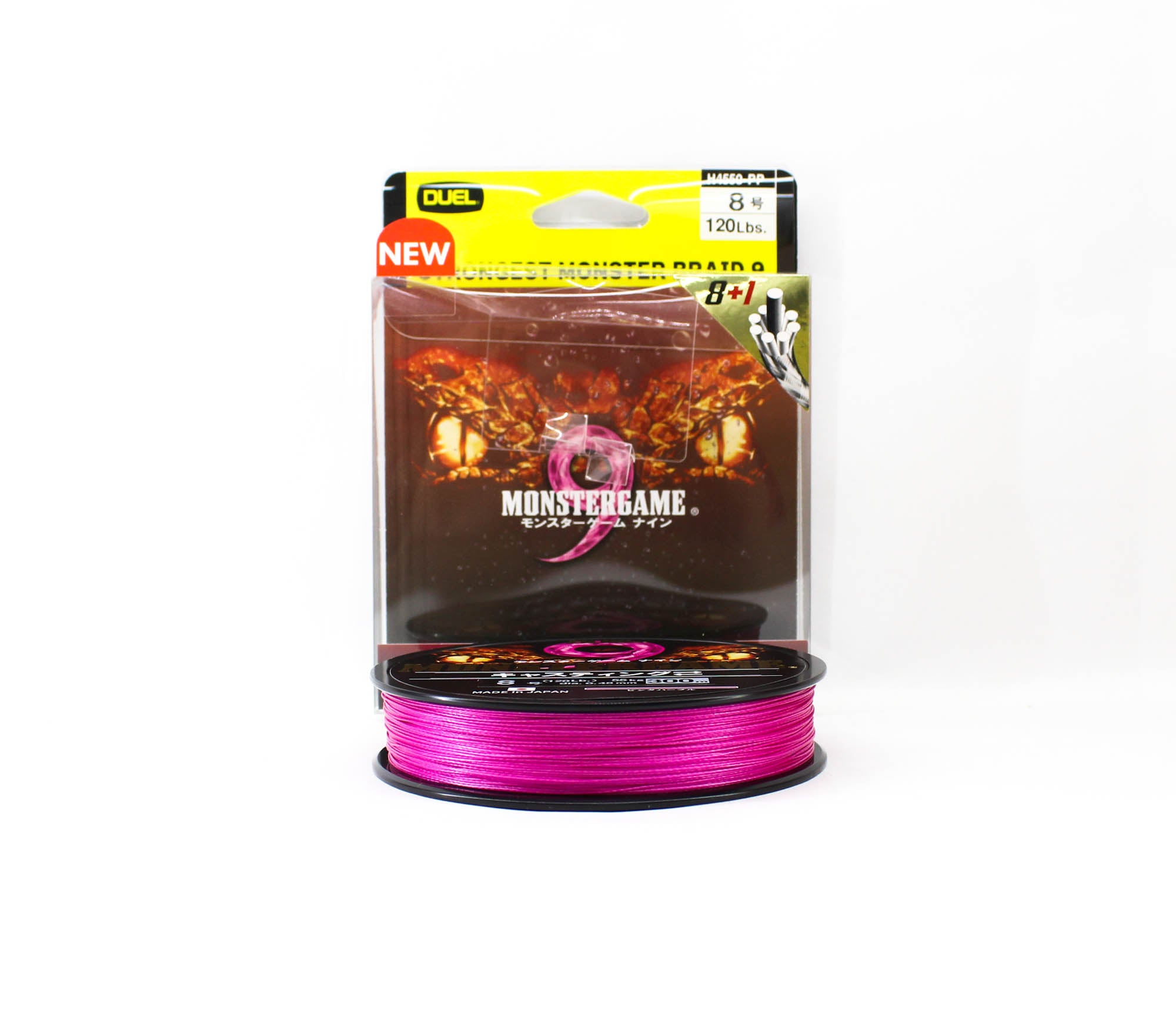 Yo Zuri Duel P.E Line Monster Game X9 Casting Pink 300m P.E 8 (0639)