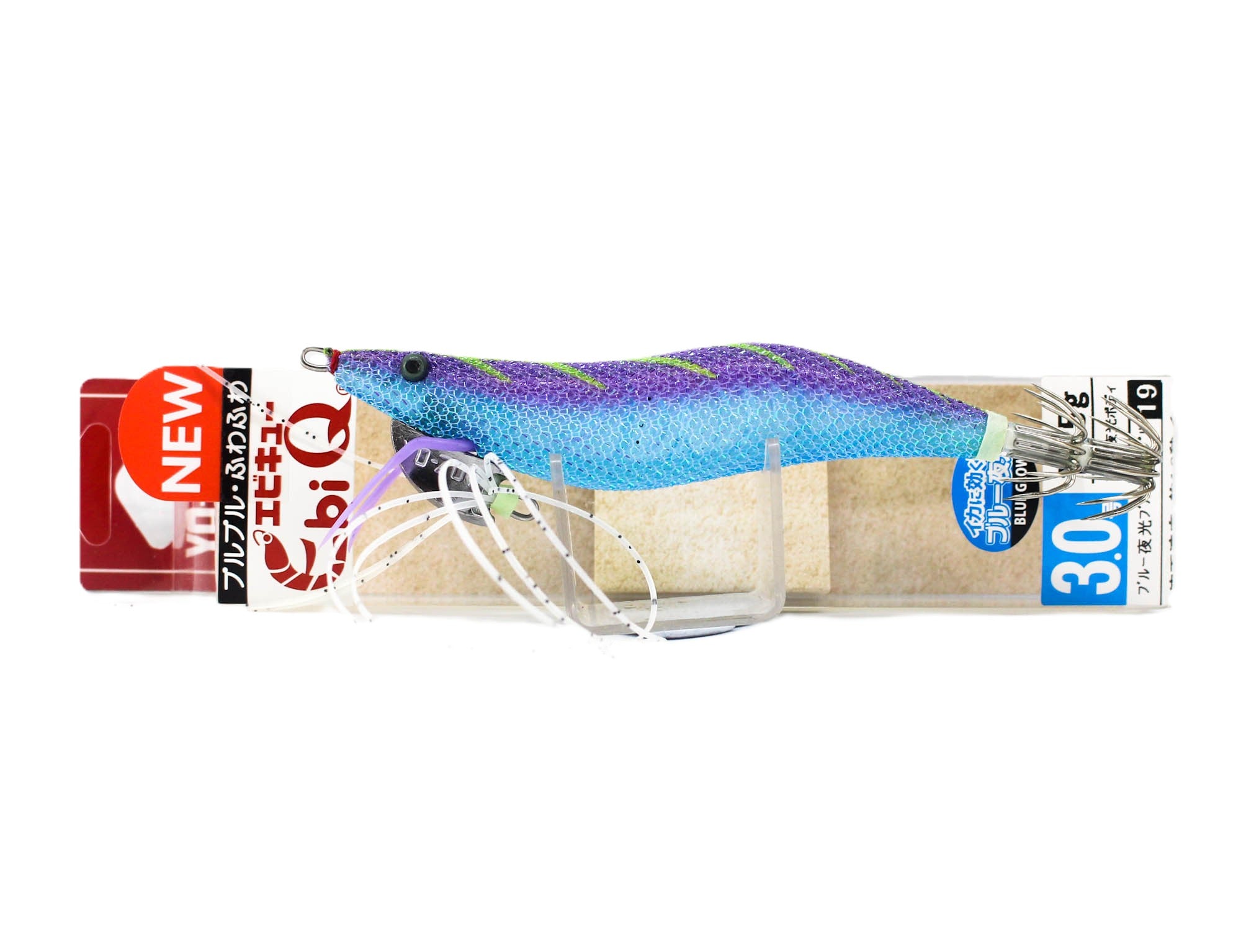 Yo Zuri Ebi-Q Squid Jig Sinking Lure Size 3.0 A1805-BLBP (6760)