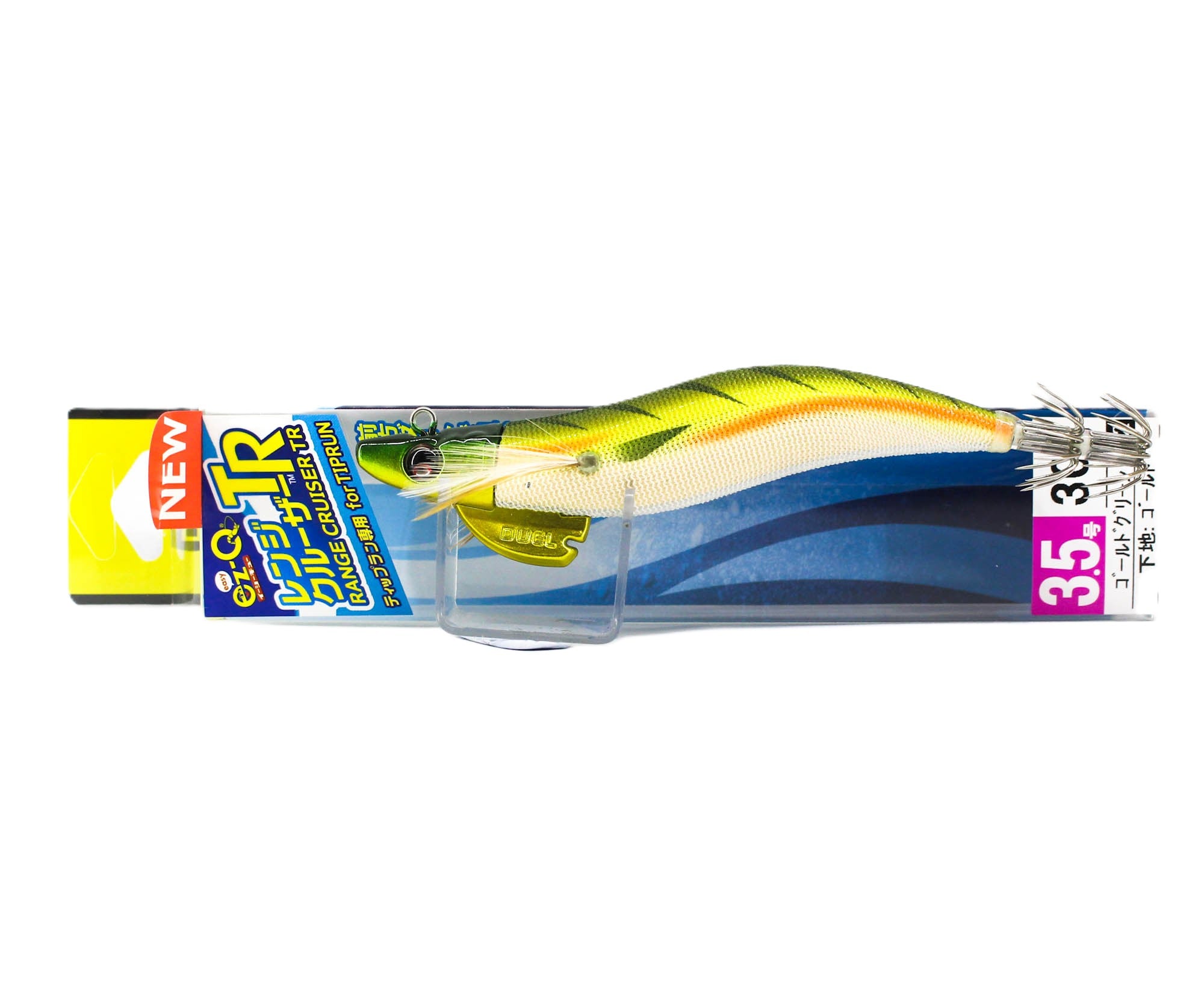 Yo Zuri Duel EZ-Q Range Cruiser TR Squid Jig 3.5 30 grams A1881-GM (9594)