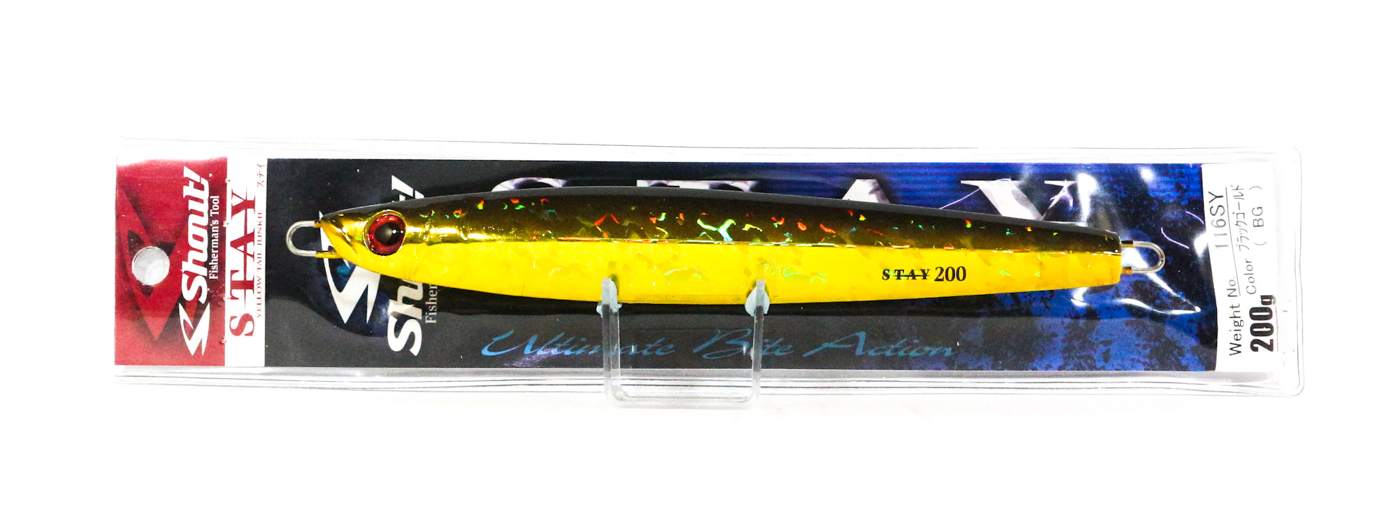 Shout 116-SY Metal Jig Stay 200 grams BG (7059)