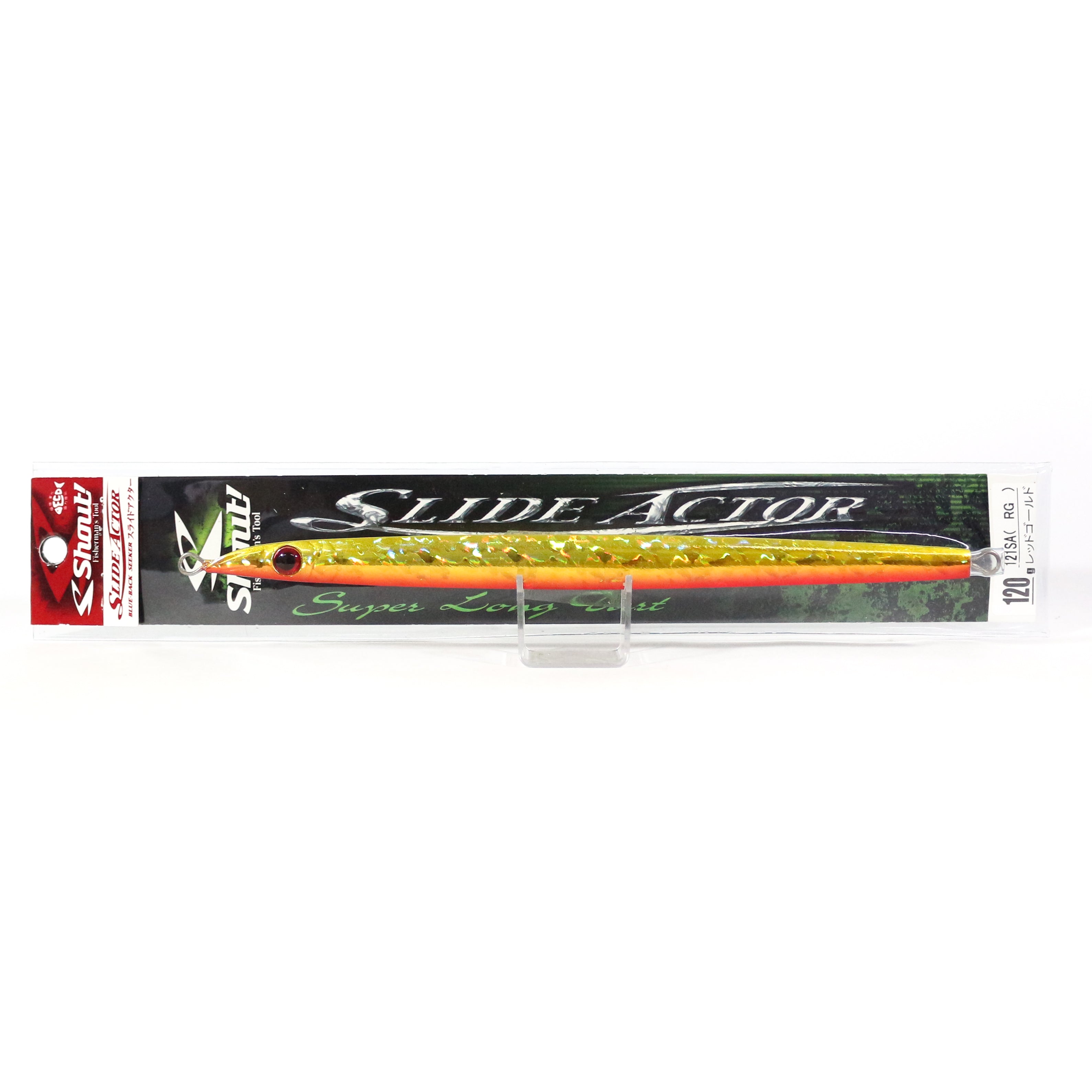 Shout 121-SA Metal Jig Slide Actor Long 120 grams RG (7301)