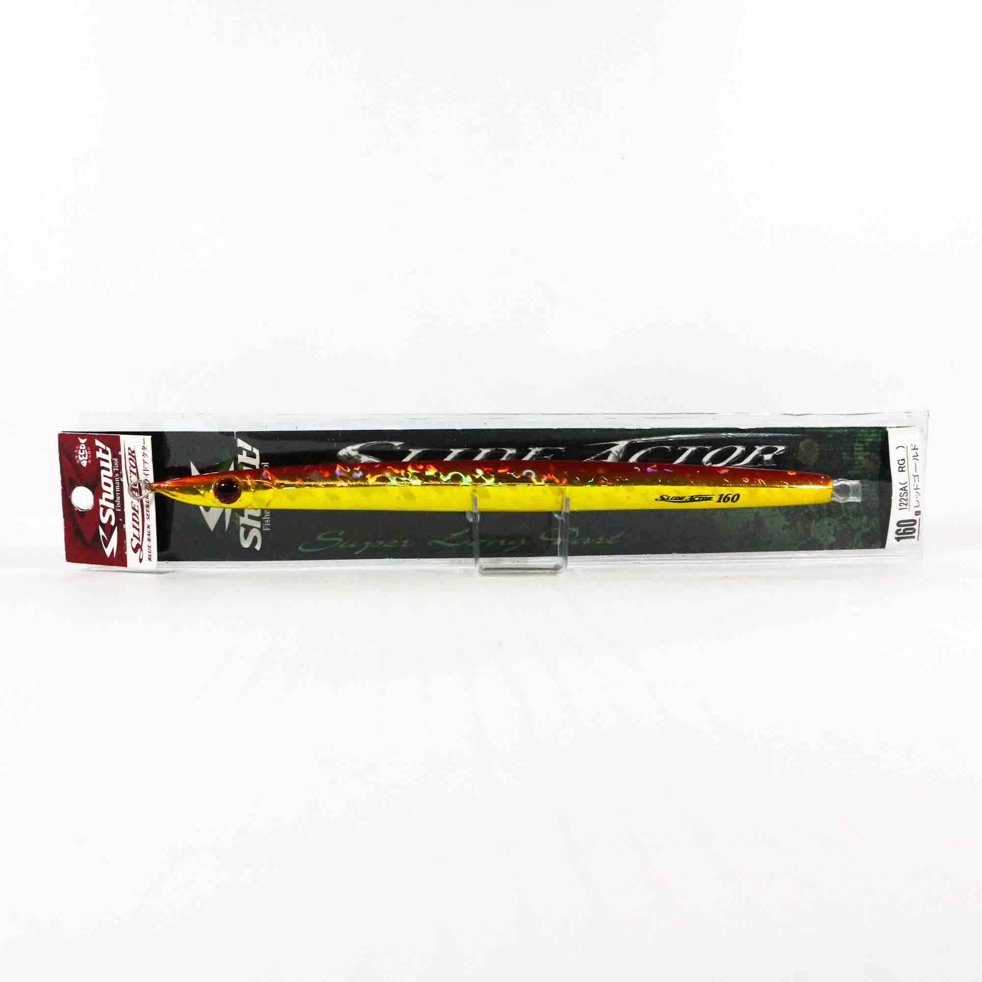 Shout 122-SA Metal Jig Slide Actor Long 160 grams RG (7363)