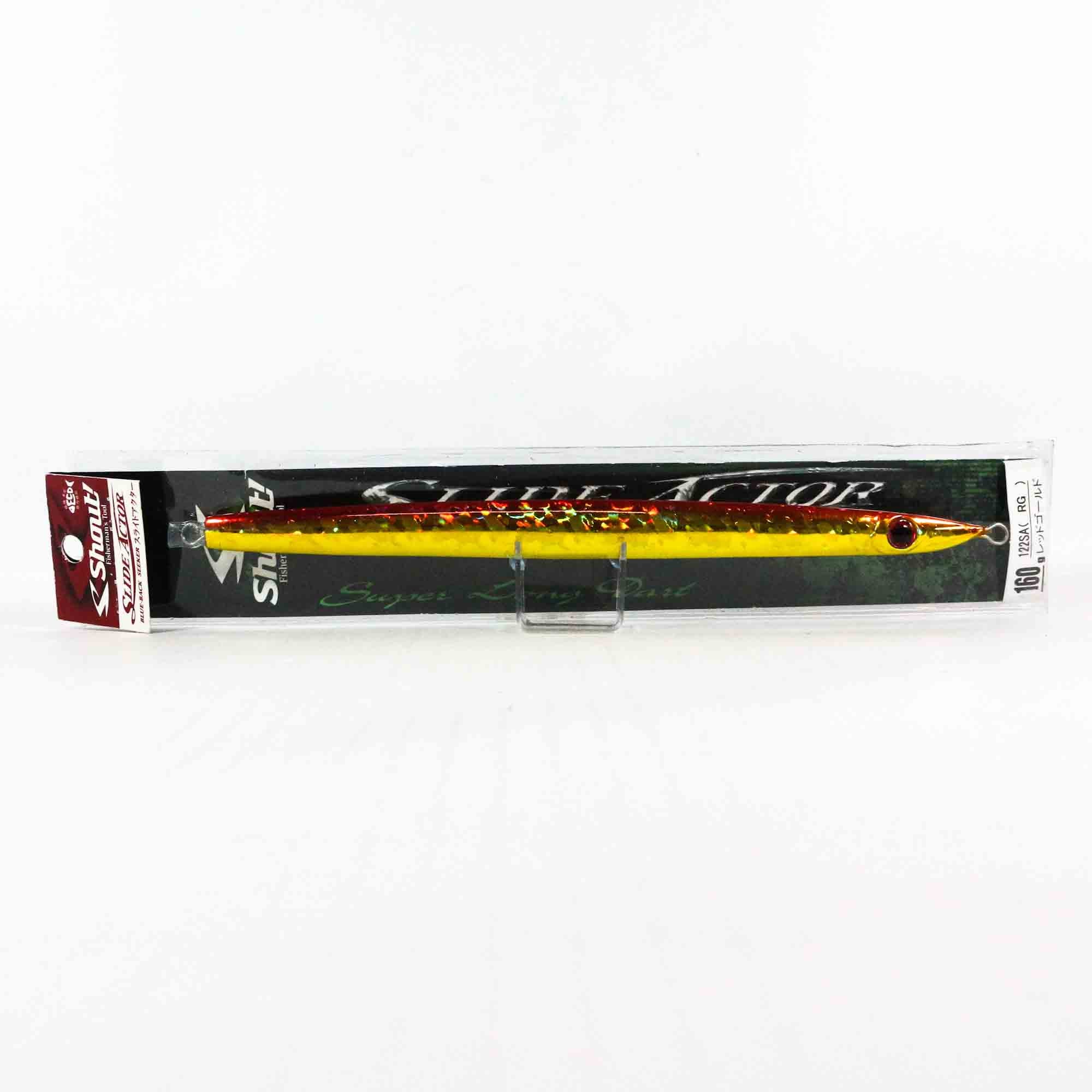Shout 122-SA Metal Jig Slide Actor Long 160 grams RG (7363)