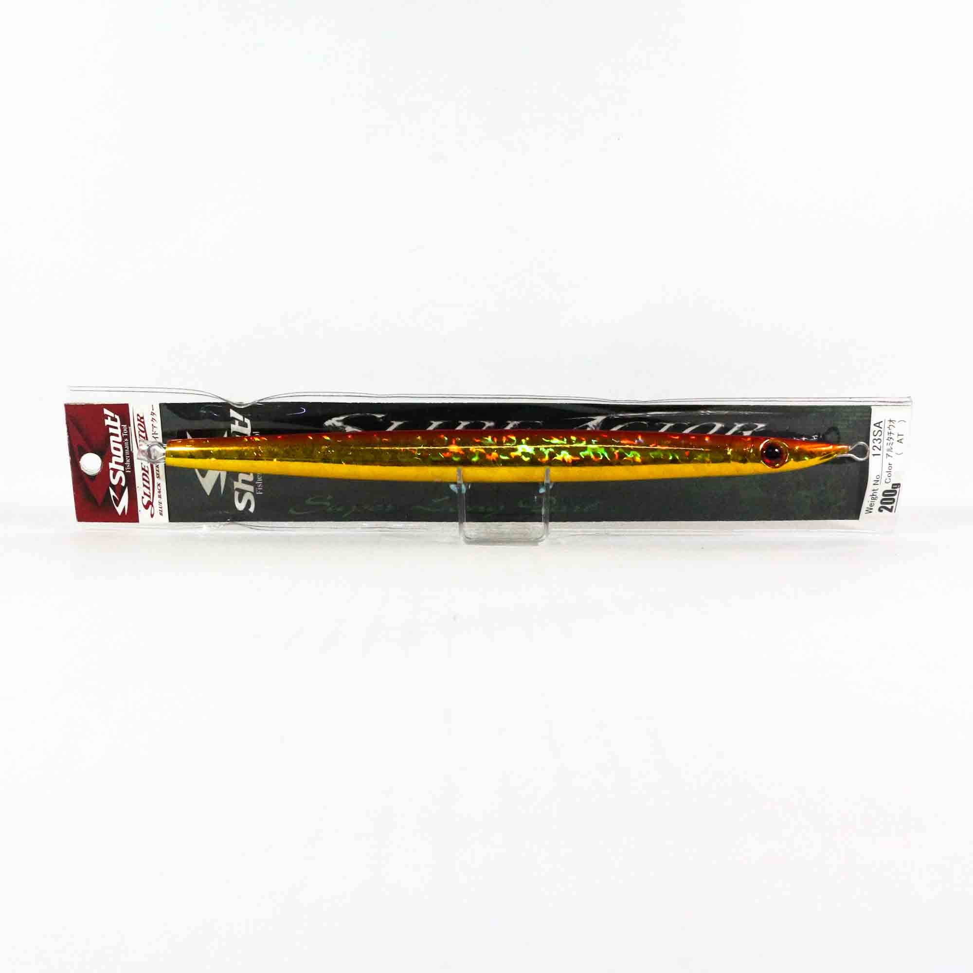 Shout 123-SA Metal Jig Slide Actor Long 200 grams RG (7424)