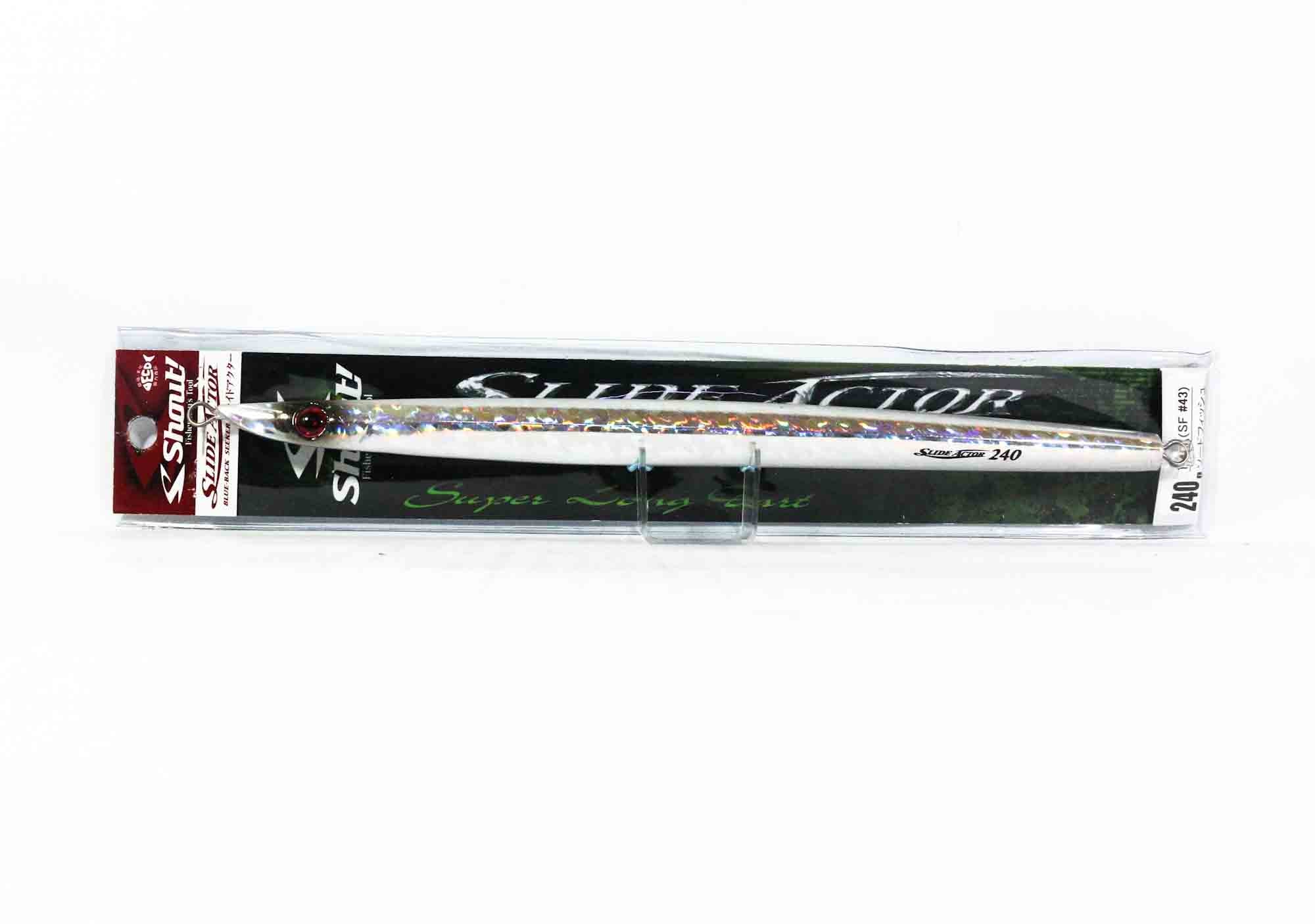 Shout 124-SA Metal Jig Slide Actor Long 240 grams SF (7479)