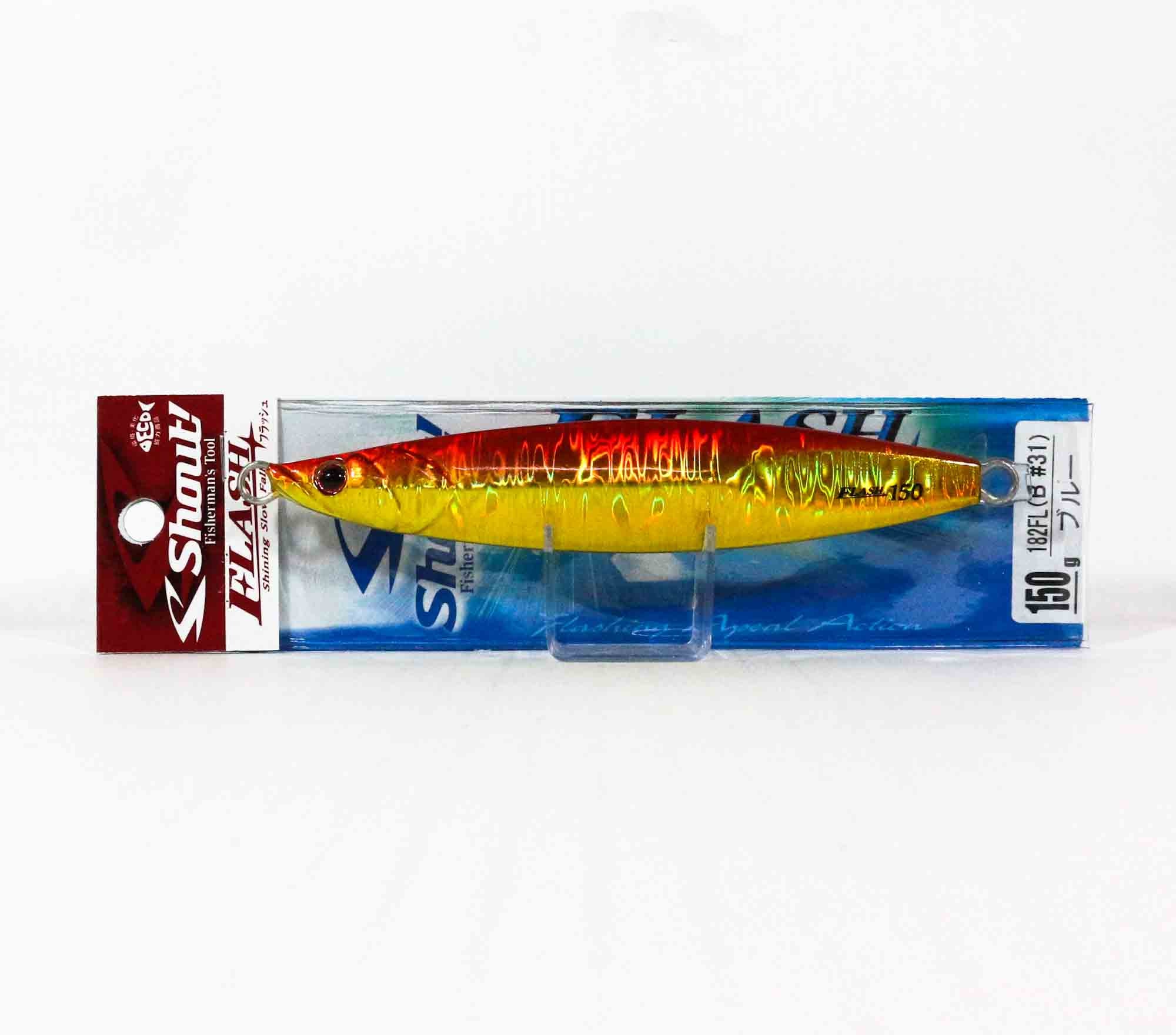 Shout 182-FL Metal Jig Flash 150 grams RG (4278) DC