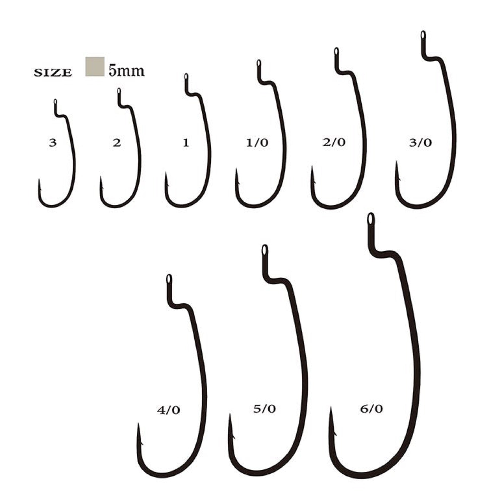 Ryugi HLI052 Limit Offset Worm Narrow Gap Size 2/0 (4139)