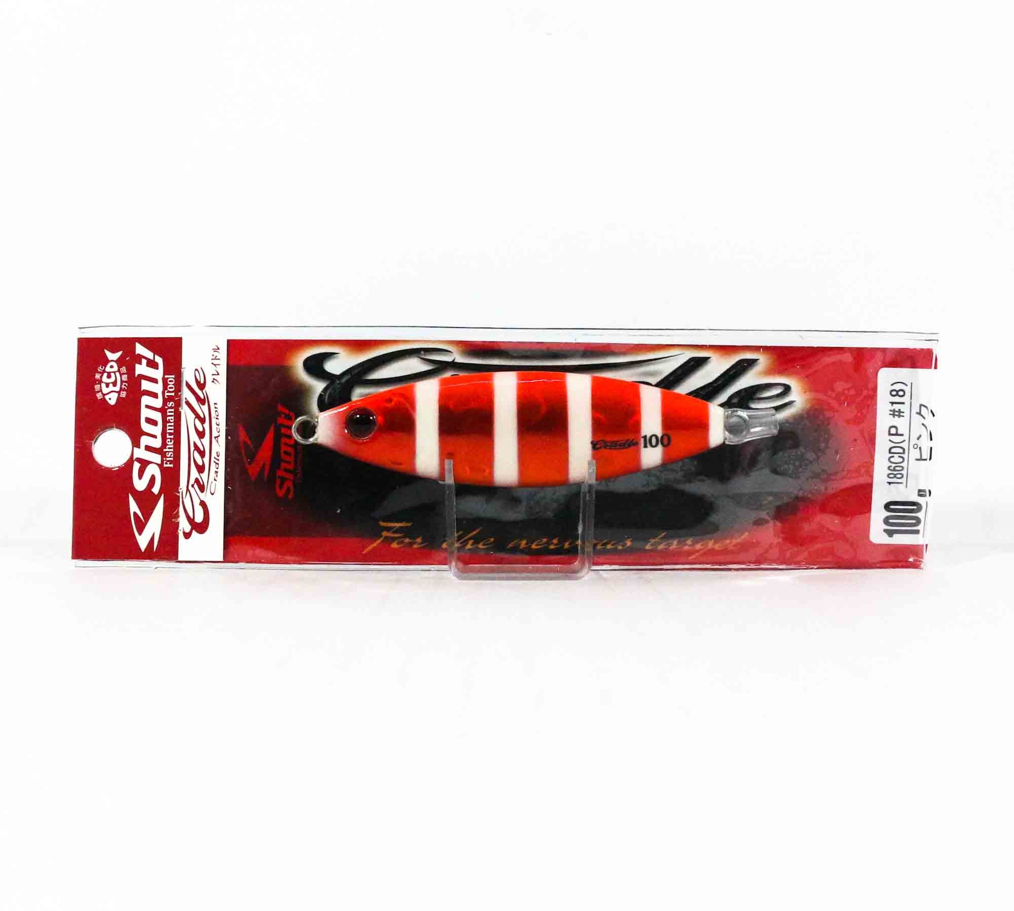 Shout 186-CD Metal Jig Cradle Slow Fall 100 grams RZ (5273)