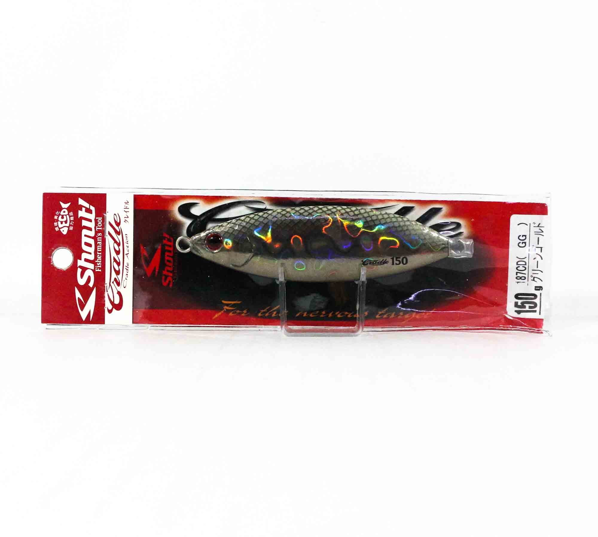 Shout 187-CD Metal Jig Cradle Slow Fall 150 grams UG (5389)